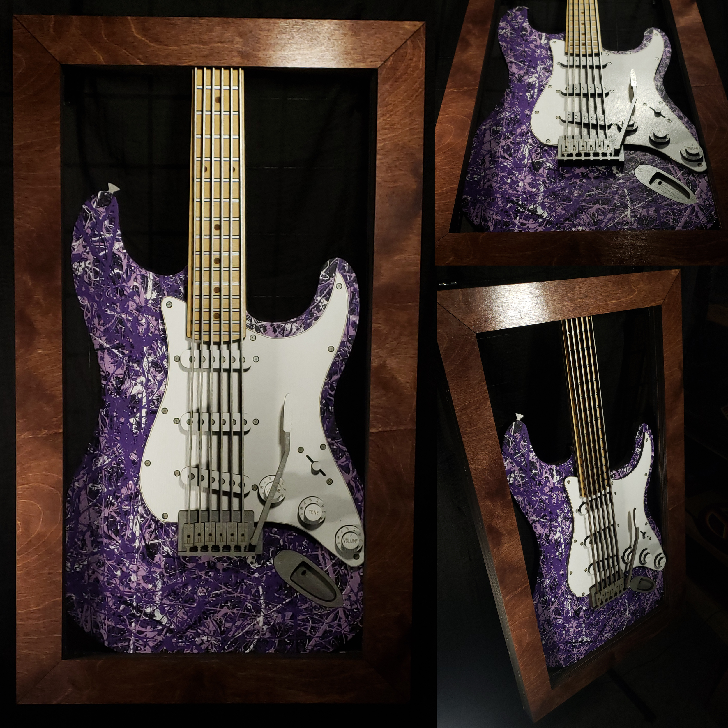 Splatter Stratocaster 29x15". 