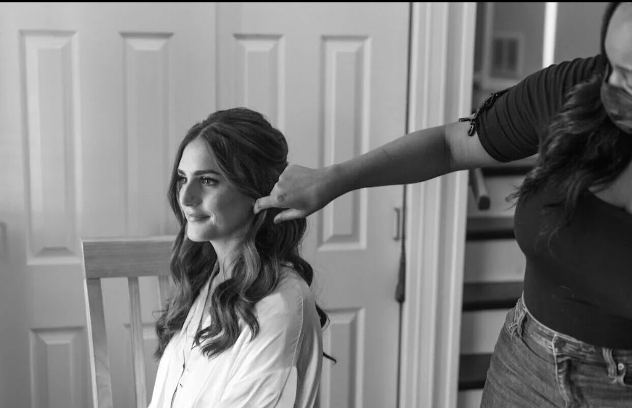 NYC bridal hair waves