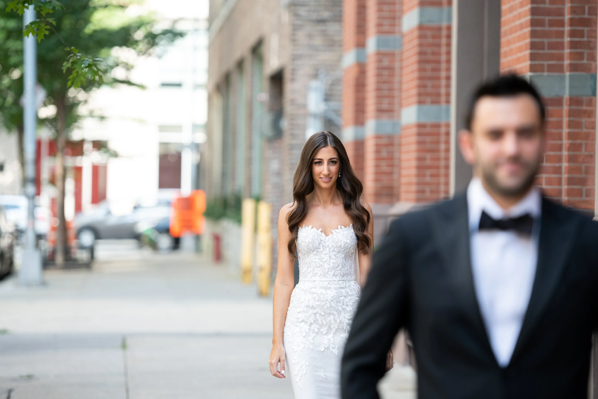 NYC bridal hair waves