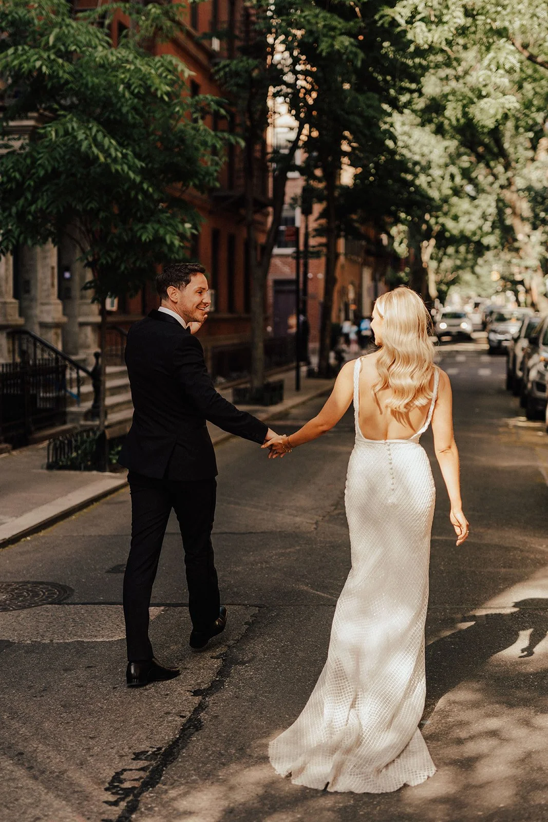 NYC bridal hair waves