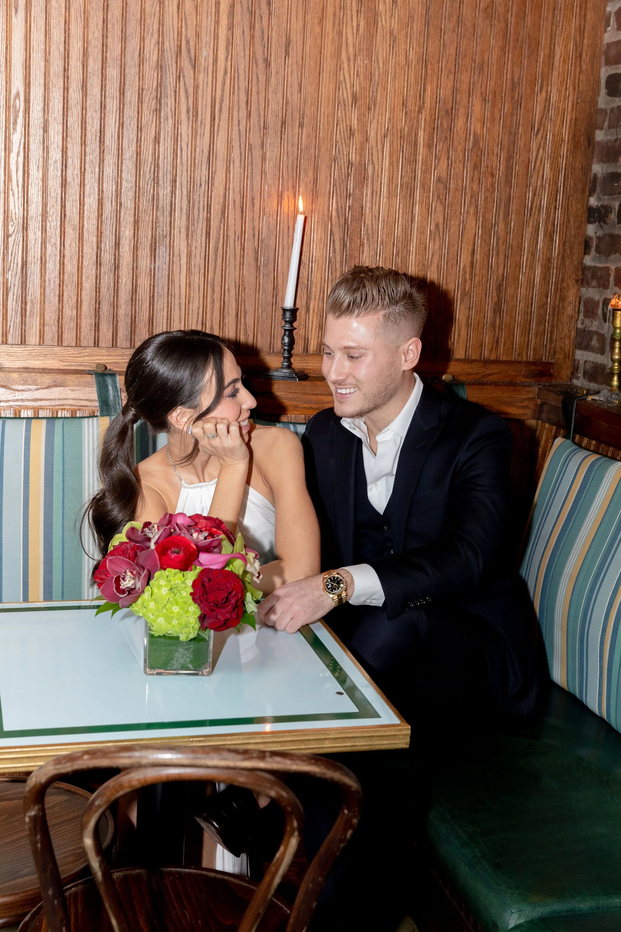 NYC bridal hair ponytail