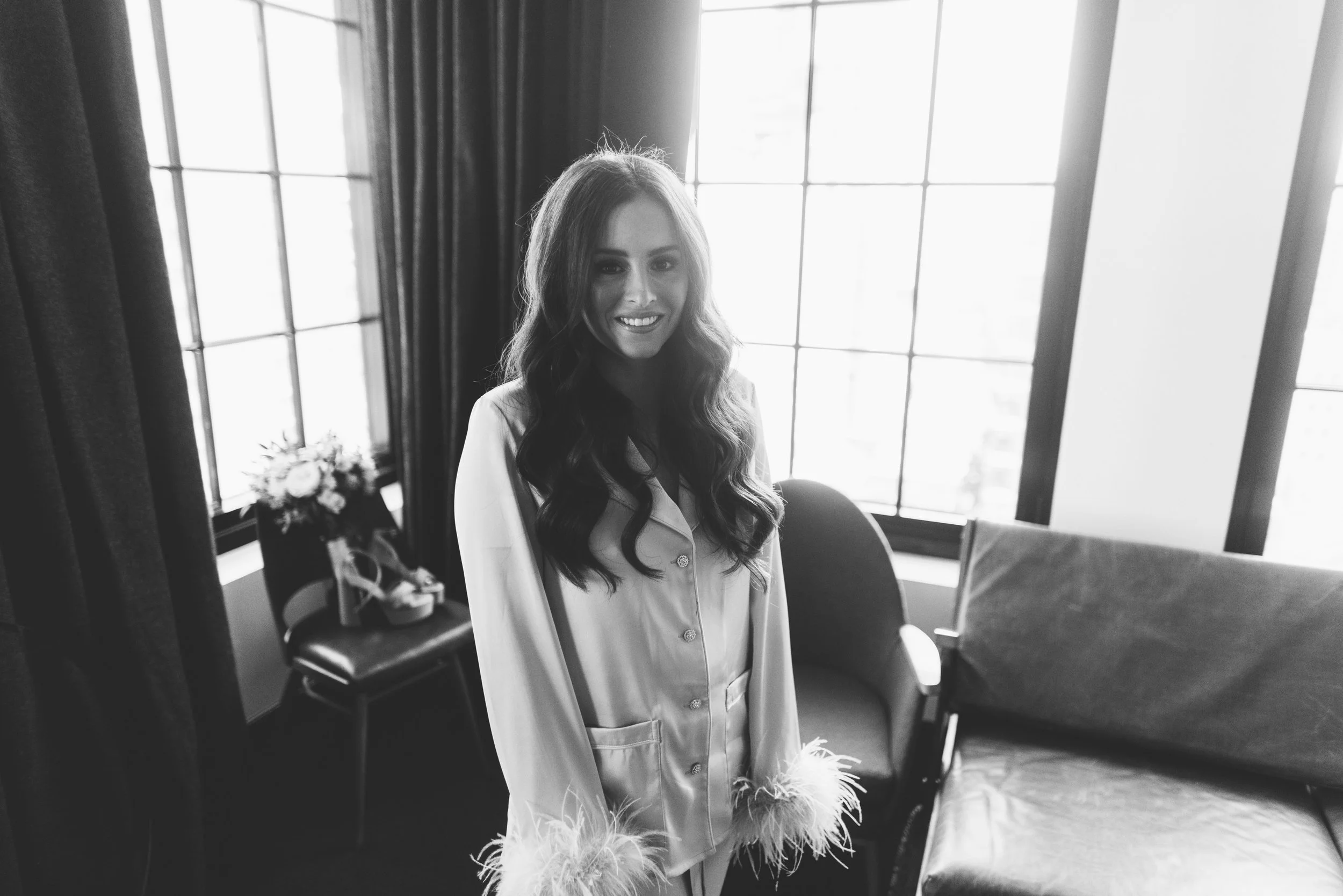 NYC bridal hair waves