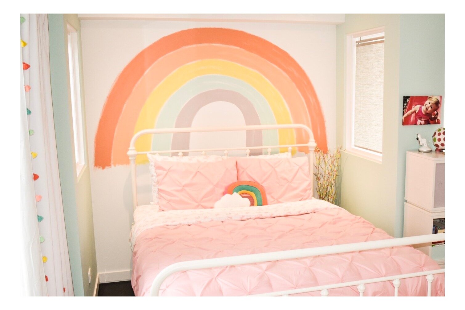 rainbow pillow target