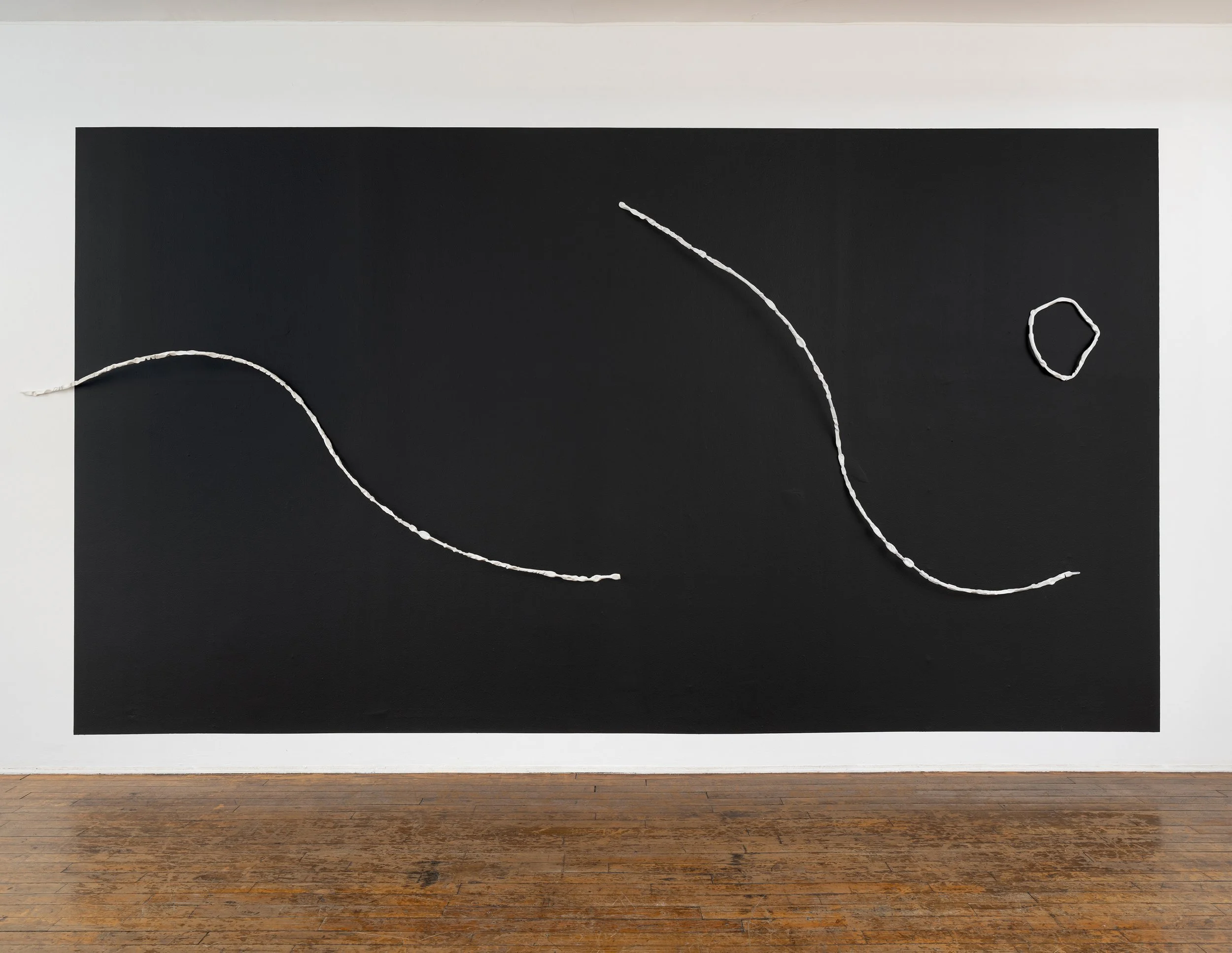  Forged iron on painted wall 144 × 240 in Estate of Alain Kirili 