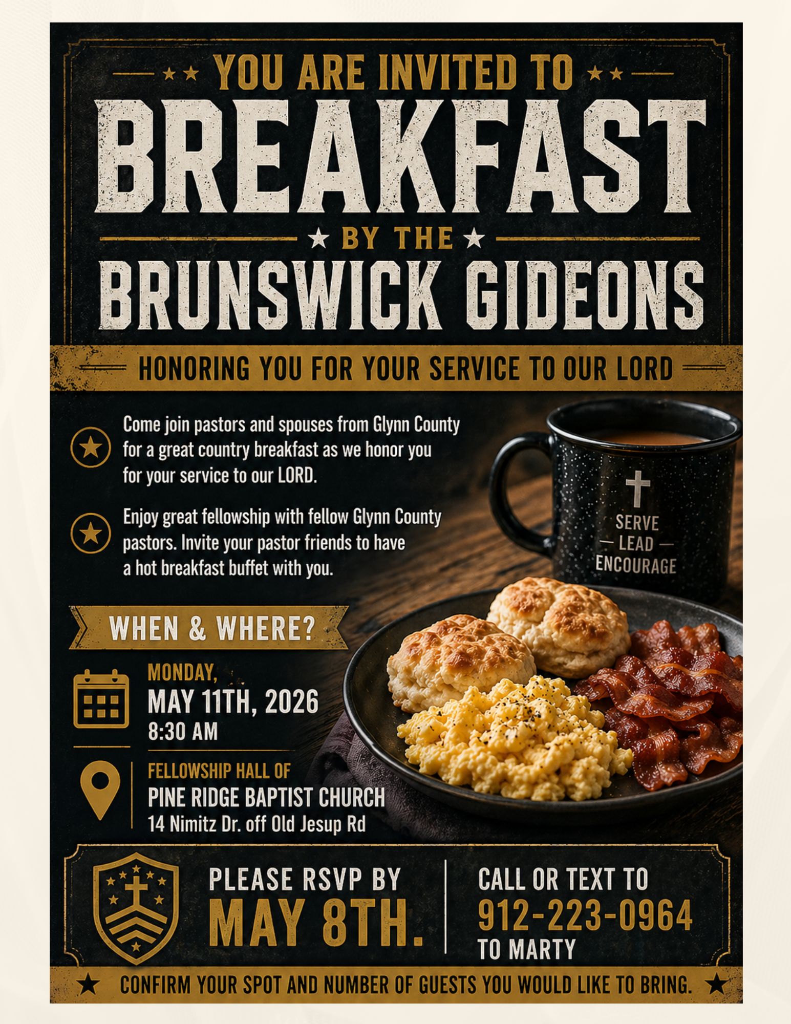 Gideon's Pastor Breakfast