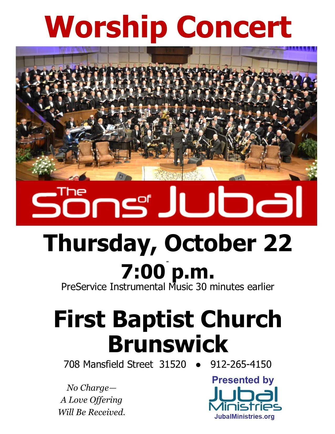 The Sons of Jubal Concert