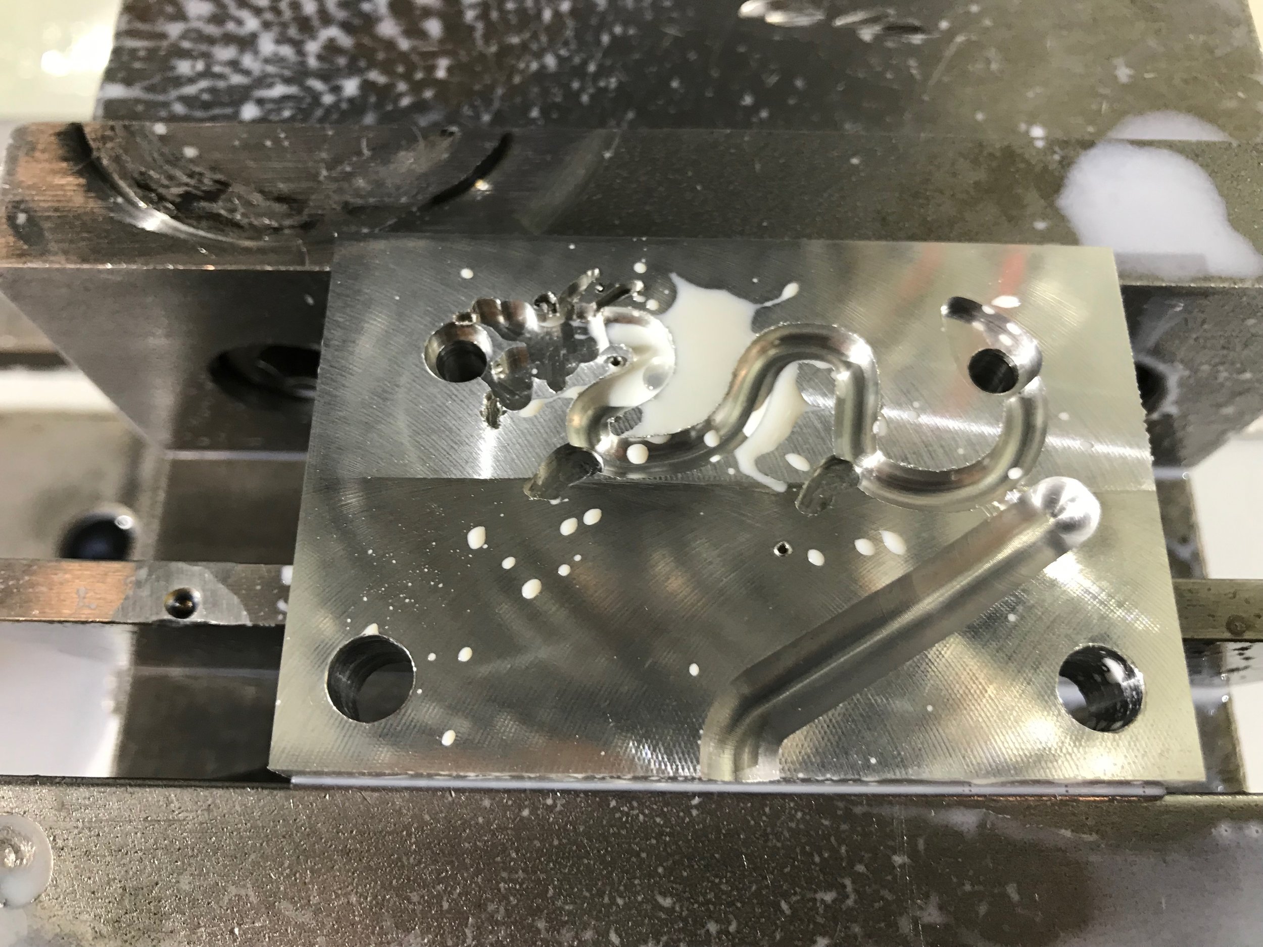 Mold design, post CNC milling