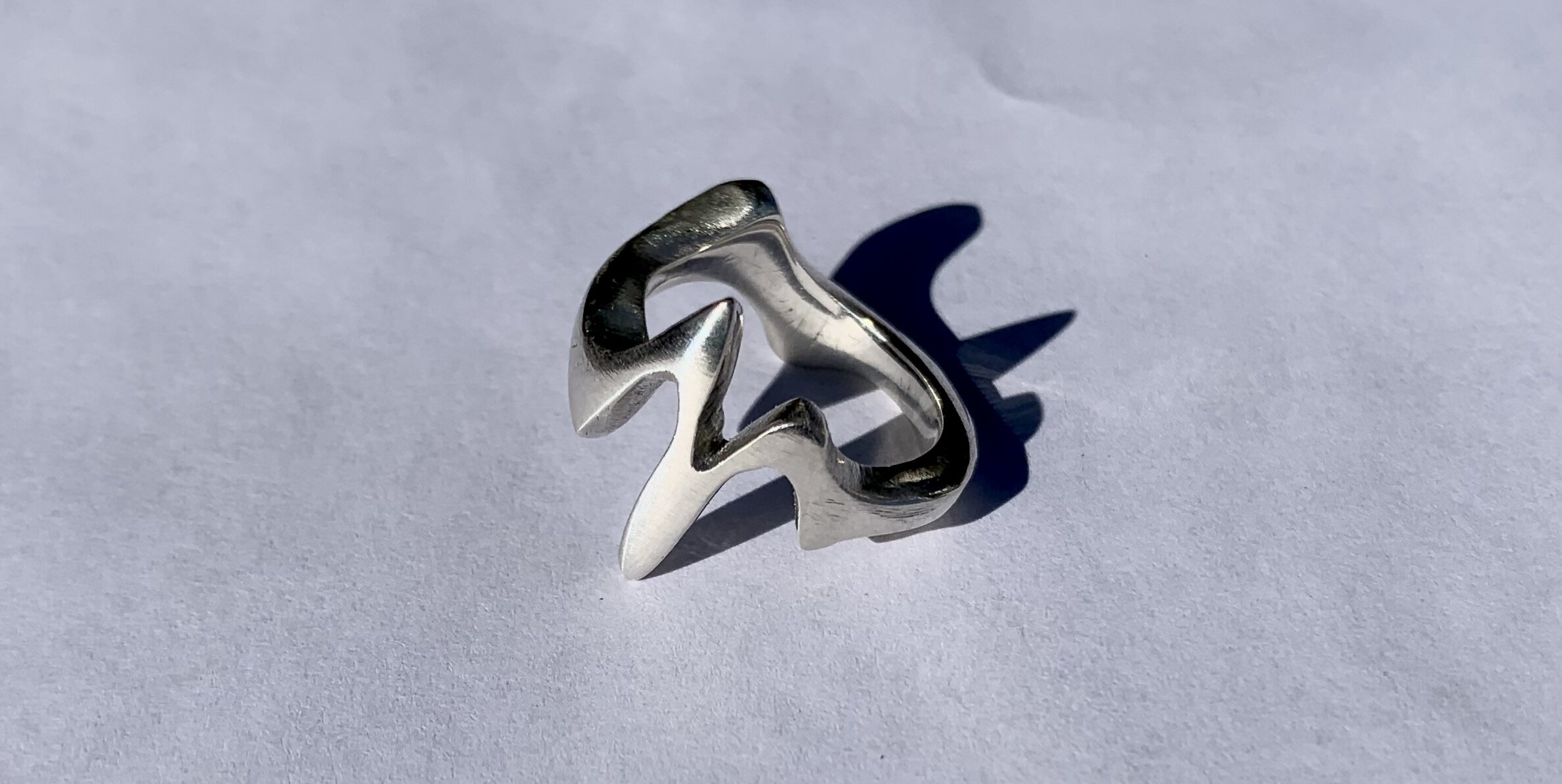  This ring was made as a gift for my mother. There’s a saying in Mandarin that a mother’s blood flows through her children, and this ring was meant to capture the spirit of a heartbeat. As a result of quarantine, I have not seen in my parents in over