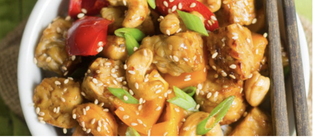 Cashew Tempeh Stir-Fry