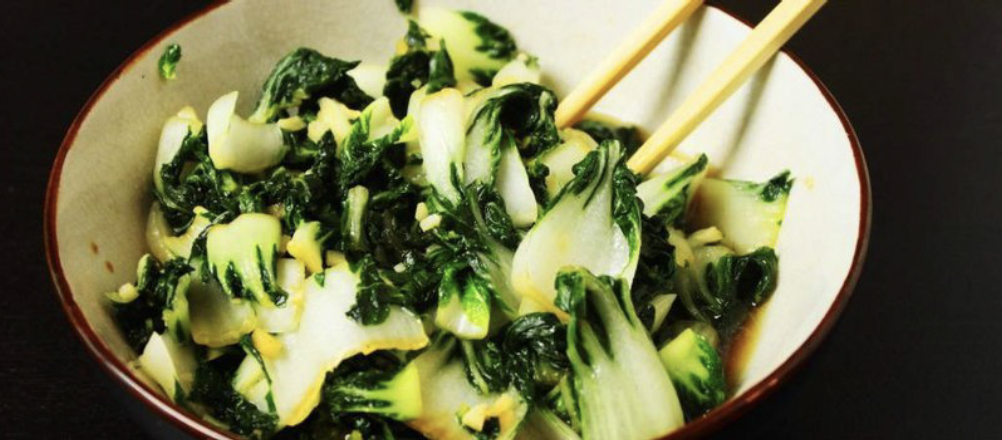Bok Choy in Garlic