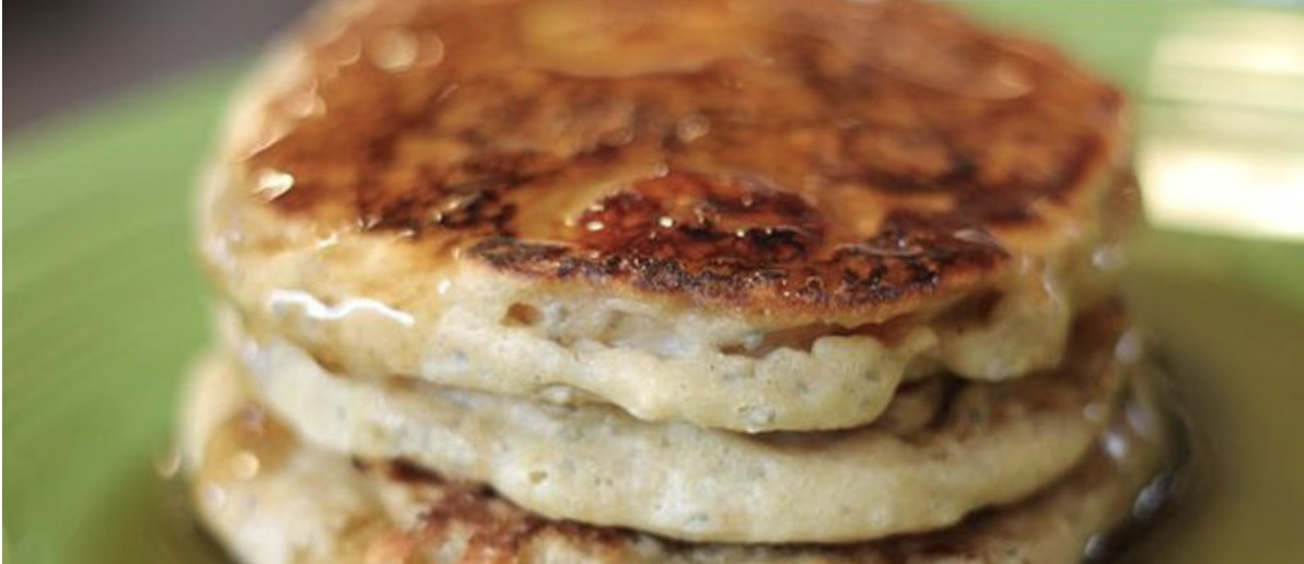 Banana and Chia Pancakes