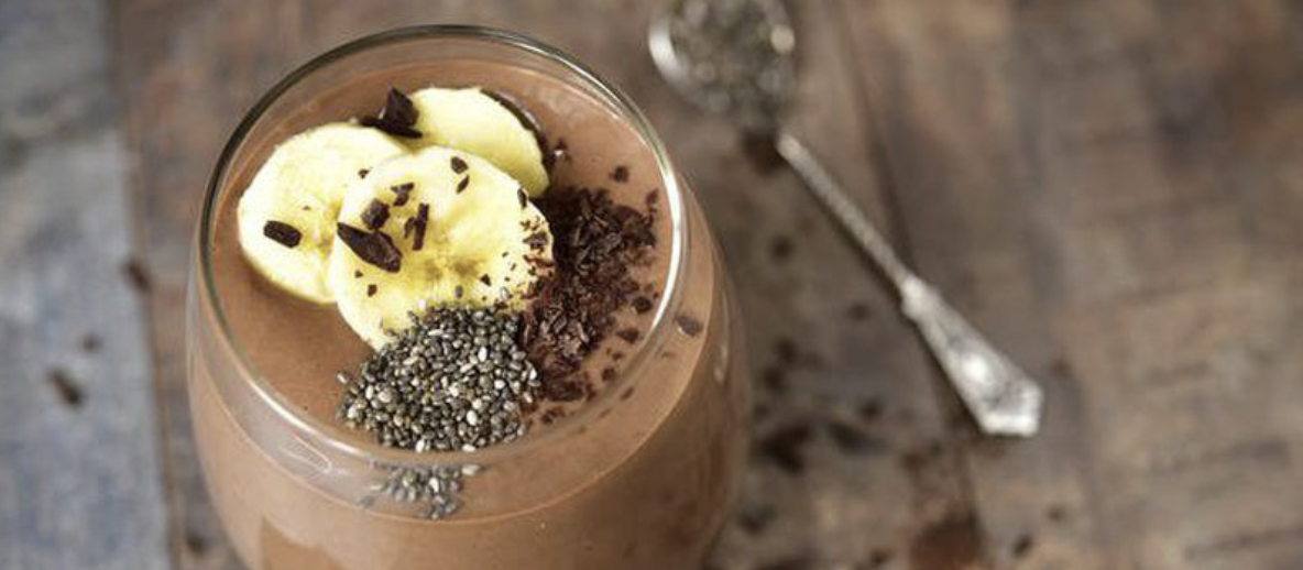 Prebiotic Chocolate Banana Dessert Smoothie