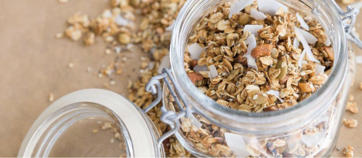 Cashew, Fig and Vanilla Toasted Coconut Granola