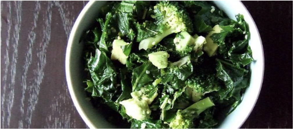 Quick Kale &amp; Broccoli Bowl