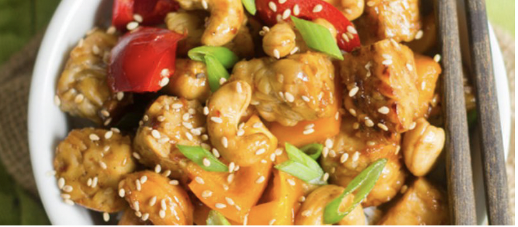 Cashew Tempeh Stir-Fry