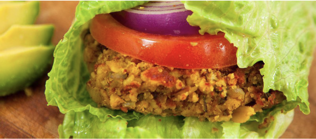Curried Lentil Cashew Burger
