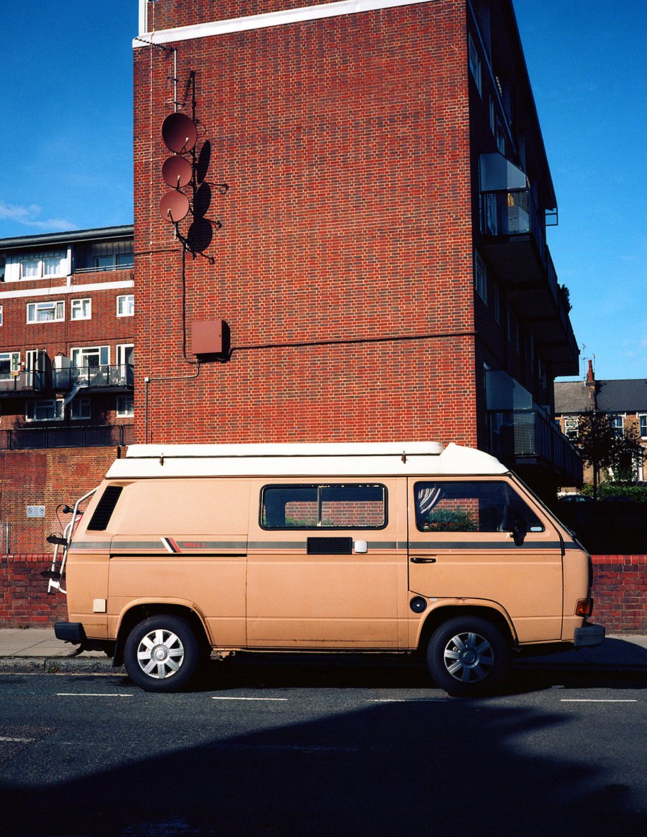 Brown Van in London - UK 