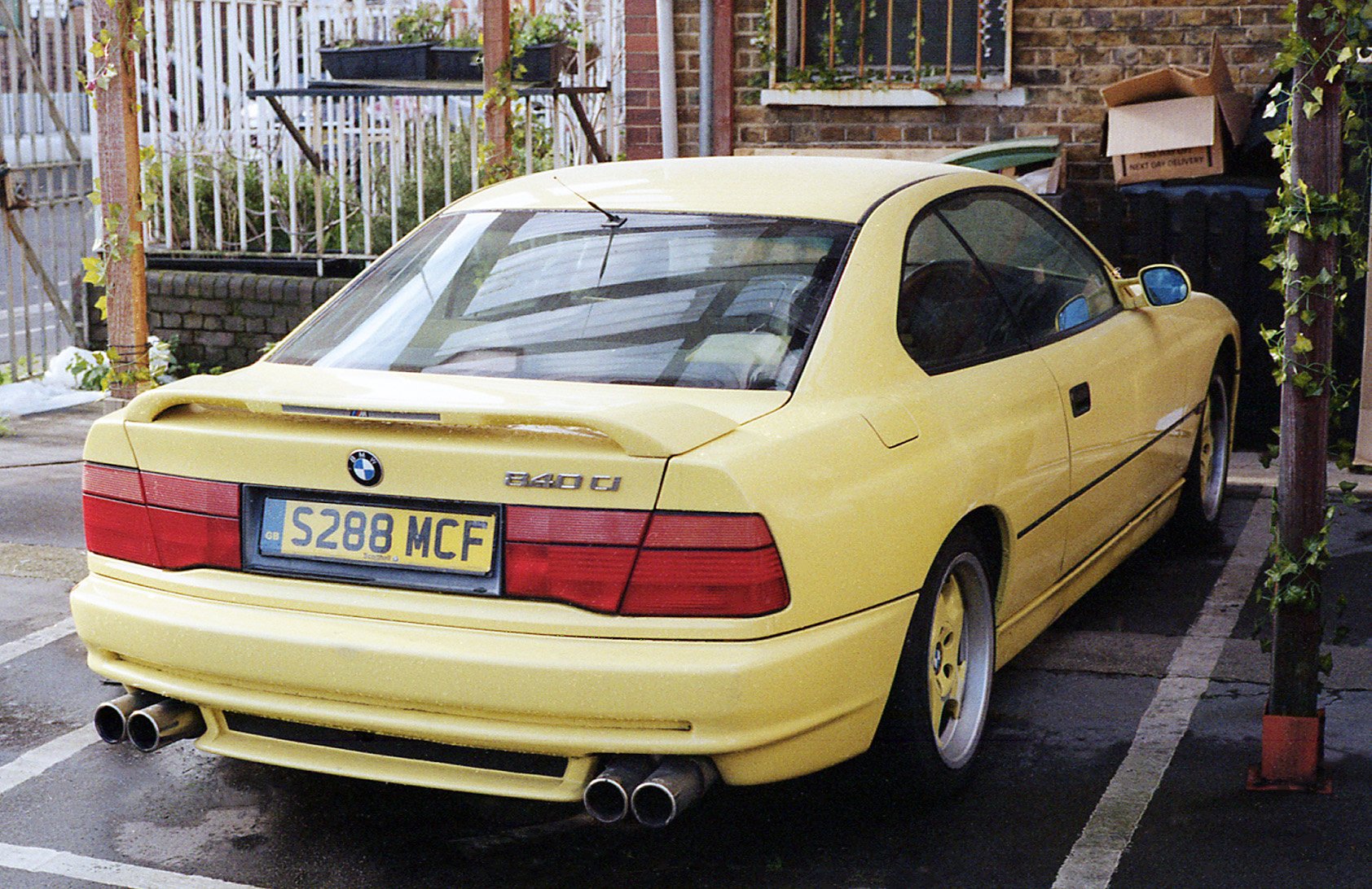  Yellow BMW - Series E31 in London - UK 