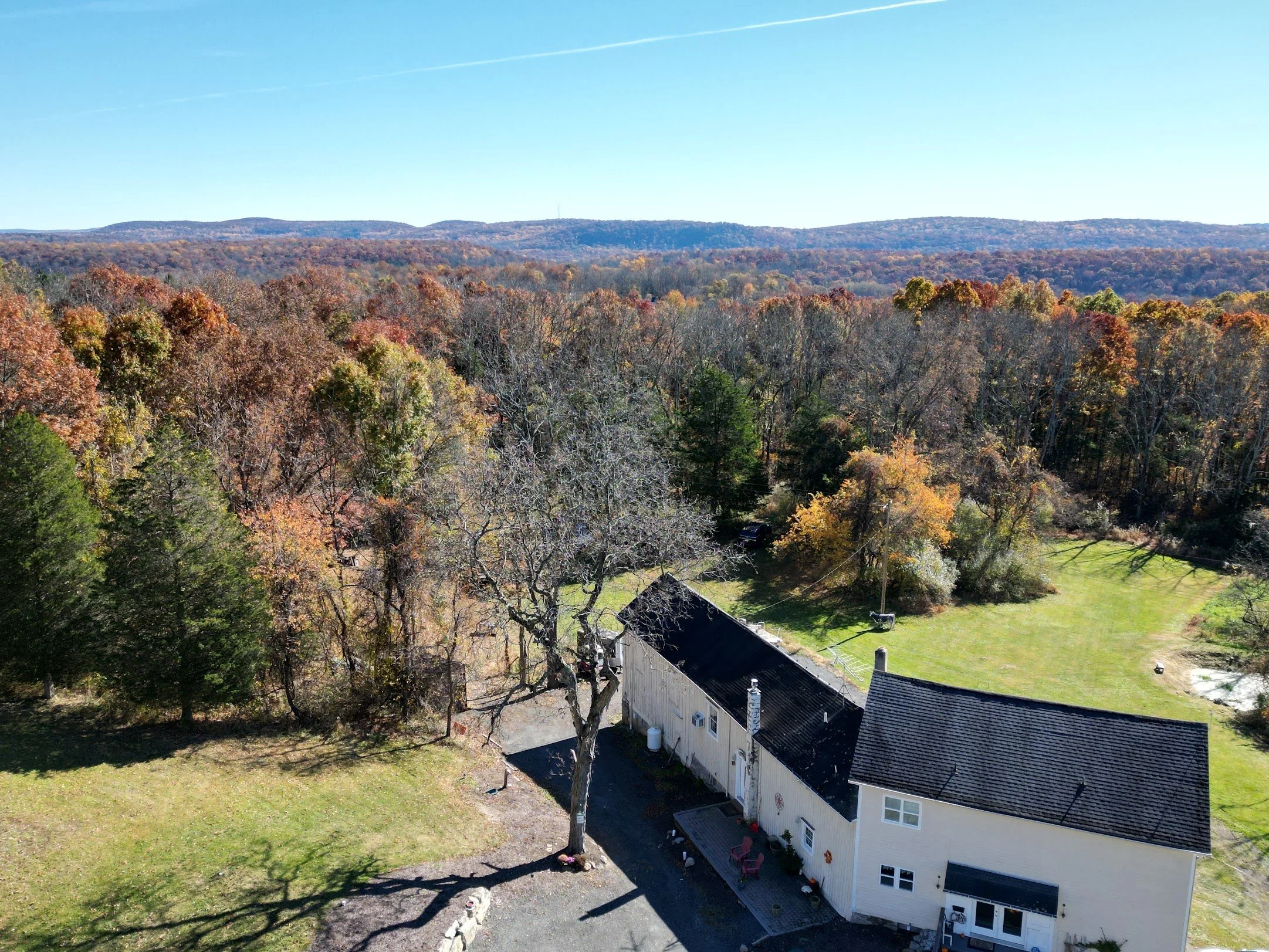 Auble drone side carraige house.JPG