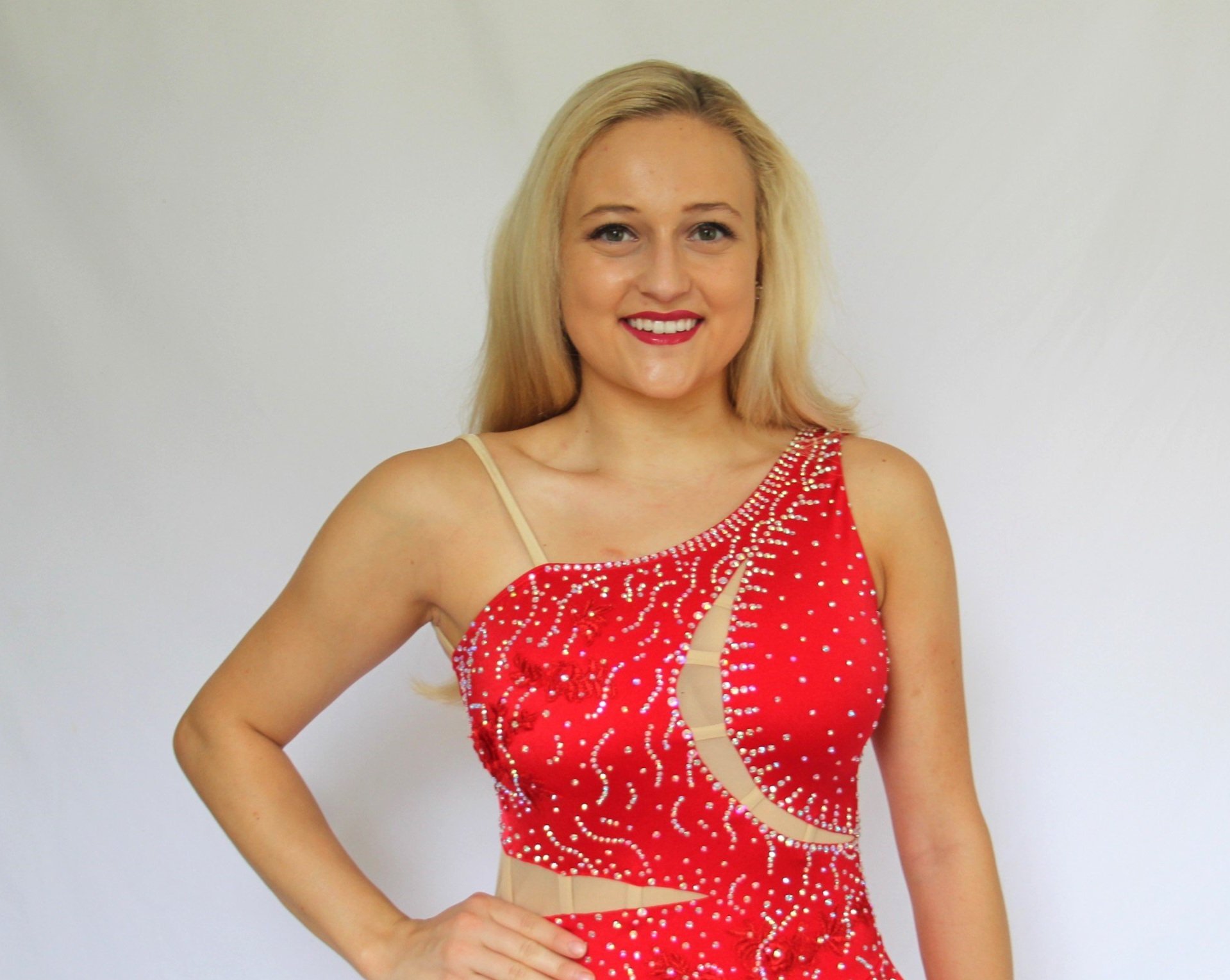 sachin and babi light blue dress Mamma Mia Inspired Hoco Dress main image 0