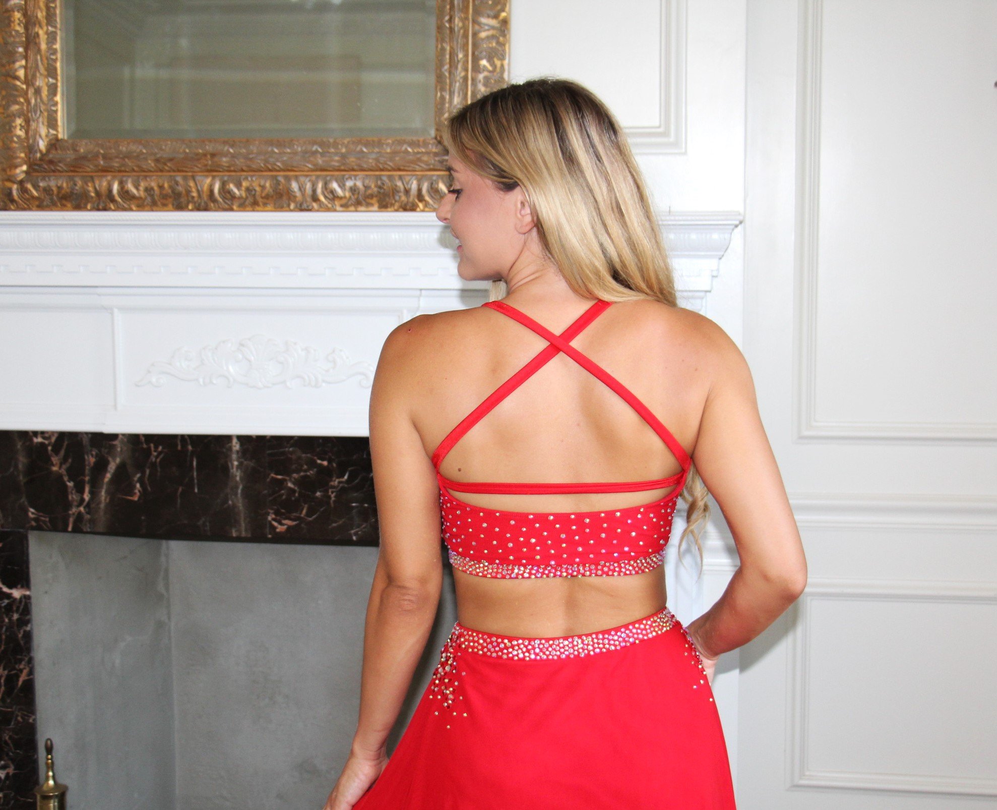 Red two piece back.JPG