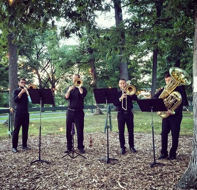 #musicircus - #johncage with the TON low brass section. #bardcollege #theorchnow #tuba #trombone