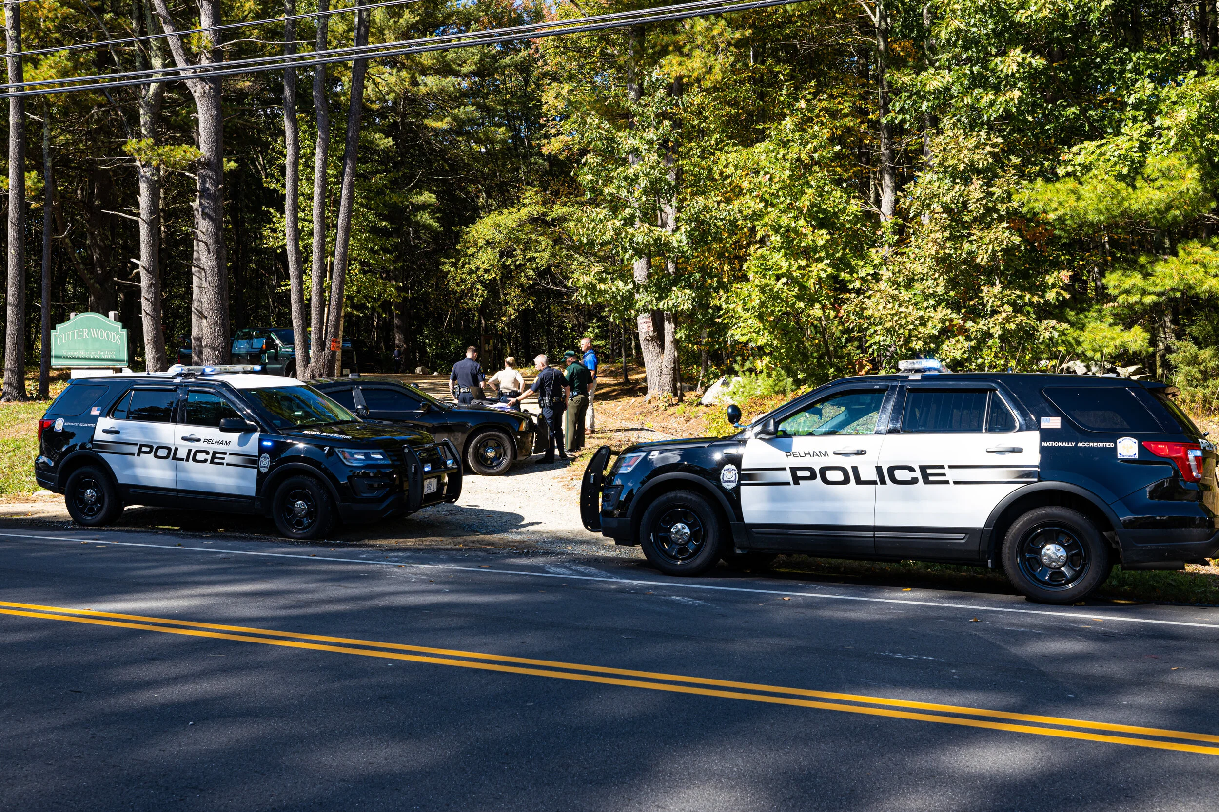 Pelham Police Department and Salem Police Department respond to