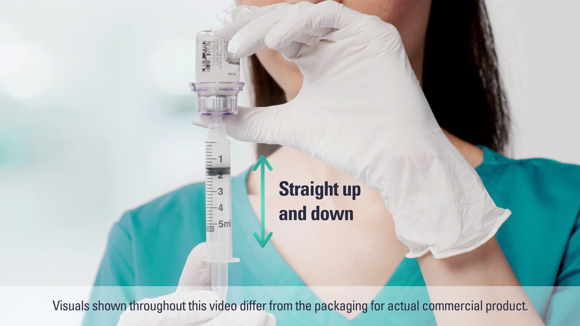 Zilretta Dose Preparation — Blue sight, sound, sense