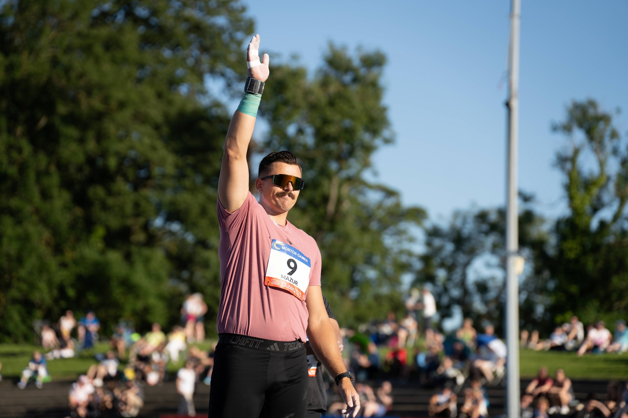   “I just want to say thank you for the opportunity to be part of Morton Games this year. It was amazing and I’m looking forward to visiting Dublin also next year”   – Szymon Mazur (POL), men’s shot 