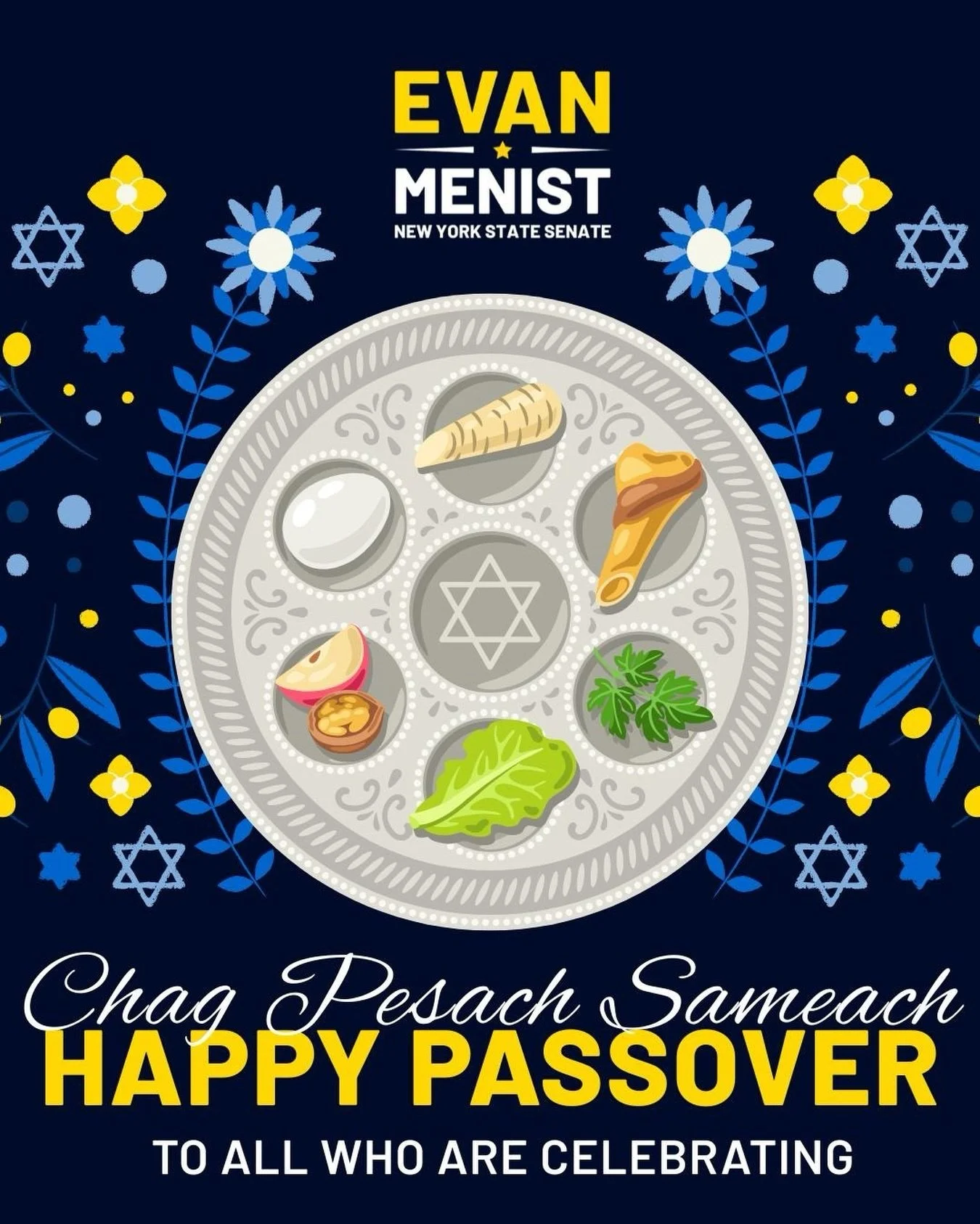 Chag pesach sameach! Wishing a joyful and meaningful Passover filled with family, reflection, and tradition to all who are celebrating.