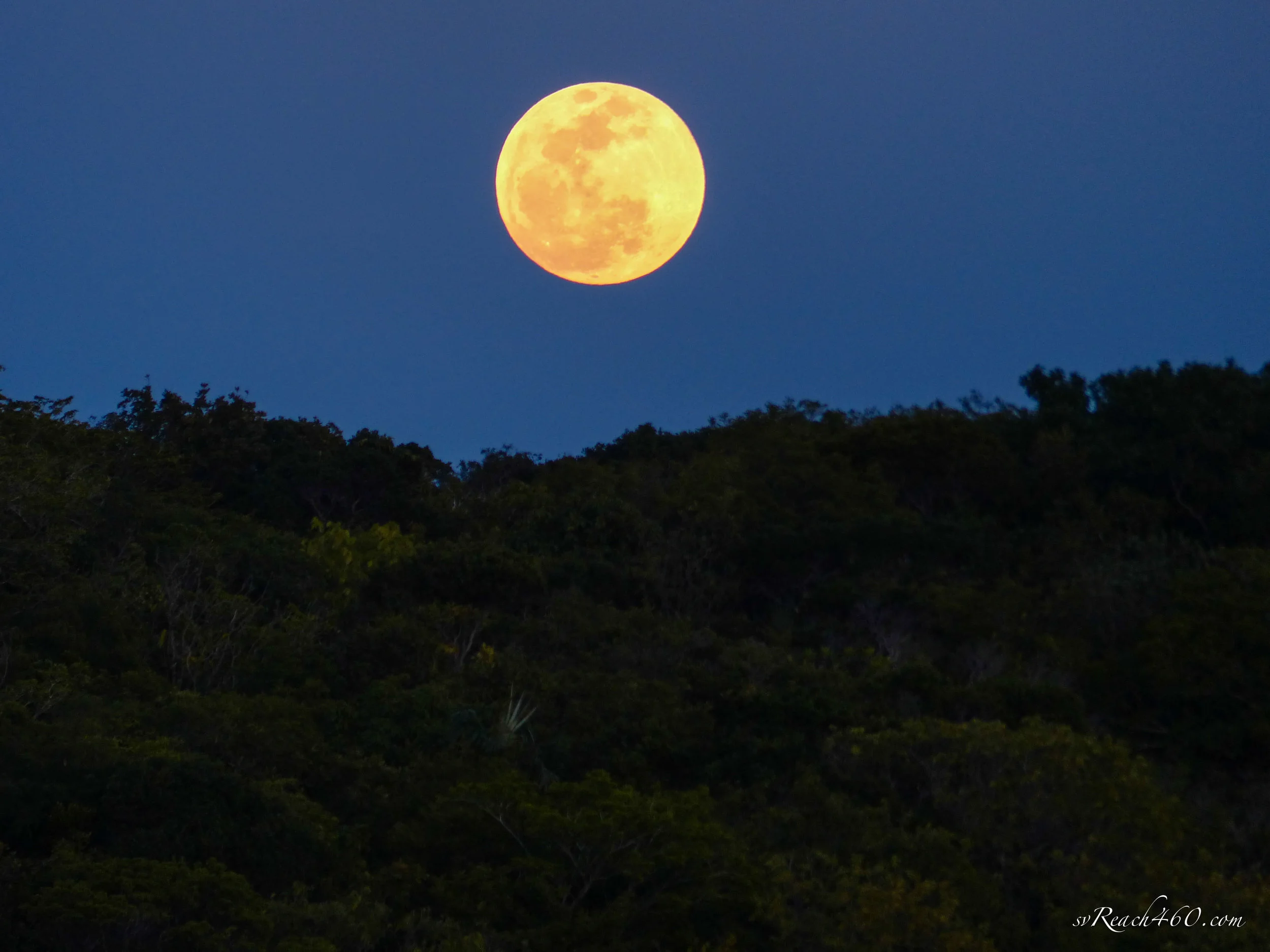 Supermoon in the Bahamas