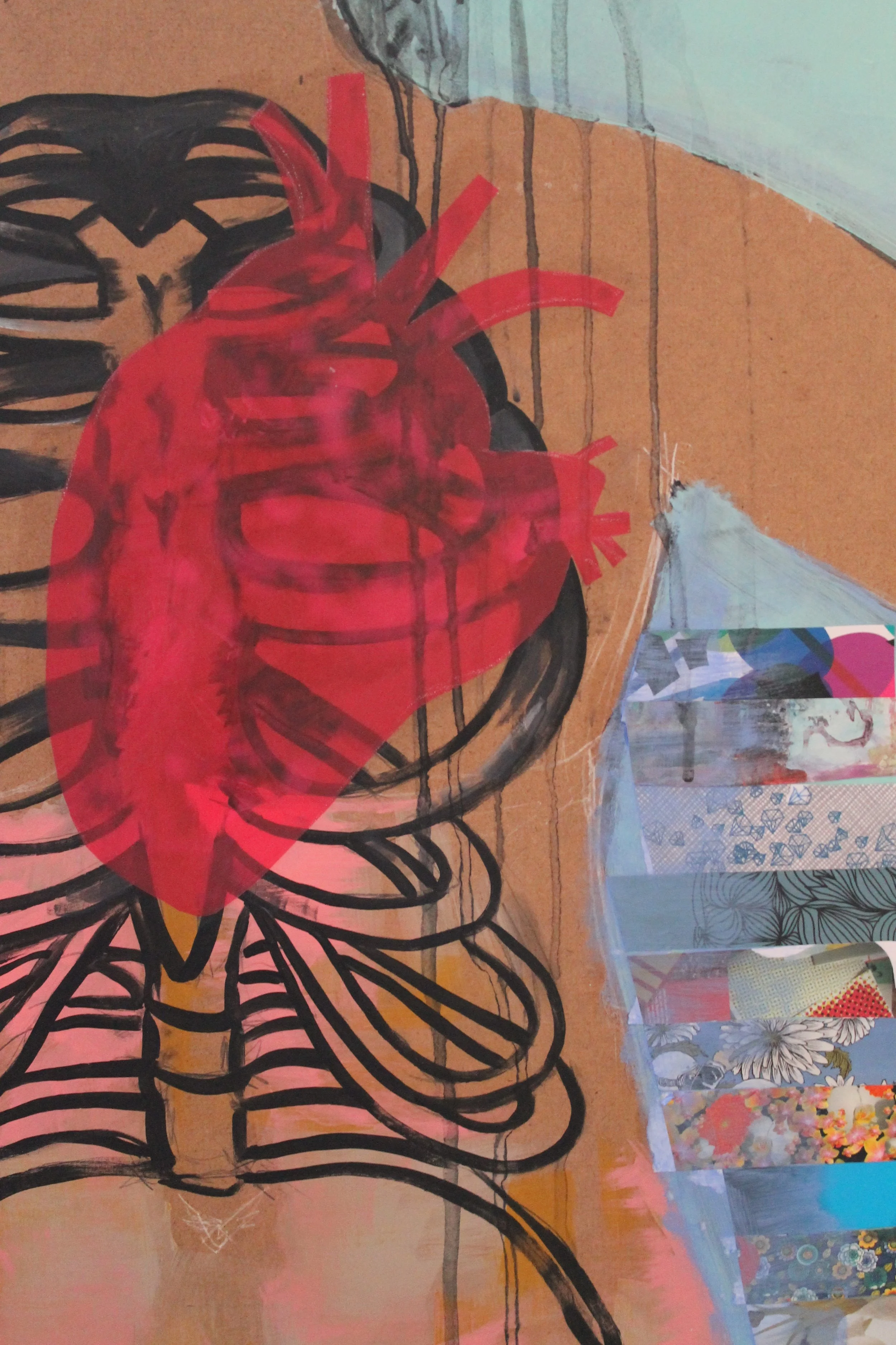 Trauma in the Body | Mixed Media, 2016