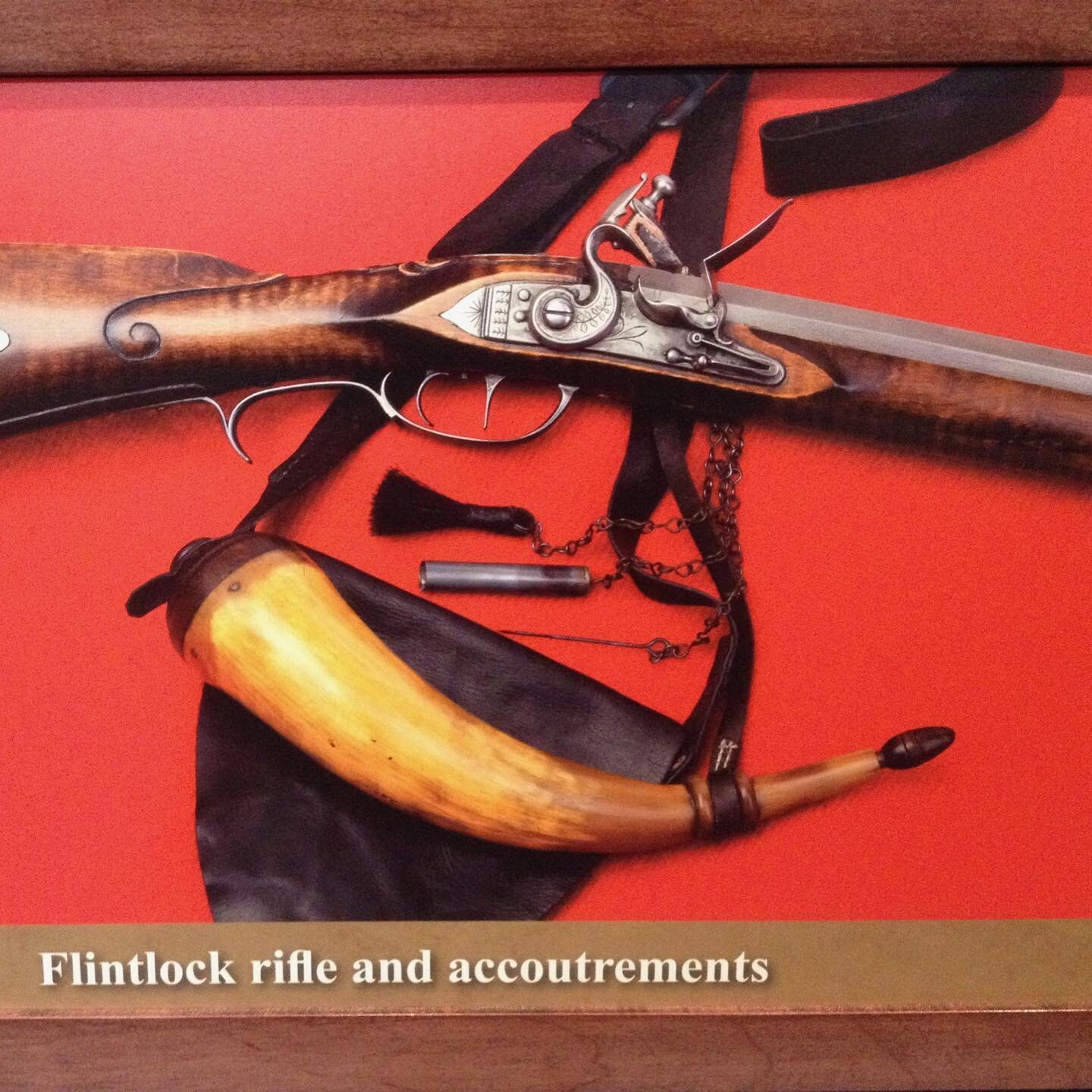 Firearms technology always advanced over the years in history. The flint-lock muzzleloading firearm was a vast improvement over the complicated and expensive design of the wheel-lock. The powder horn is how they carried the black powder readily acces