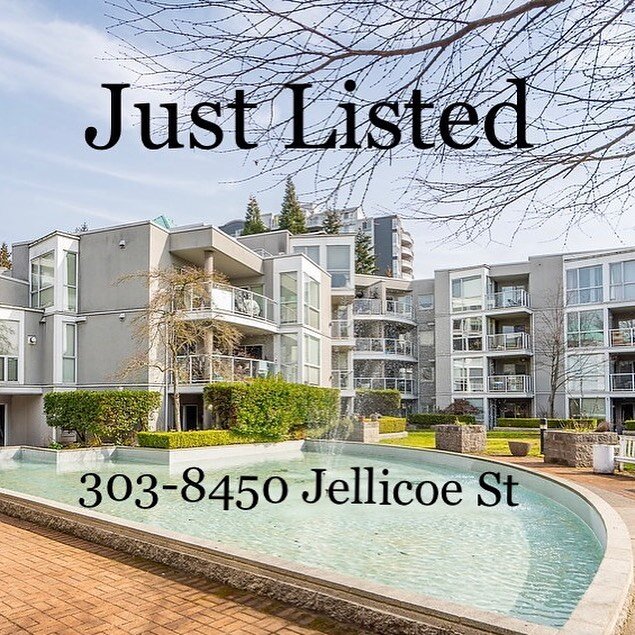✨JUST LISTED✨

#303-8450 Jellicoe St at Boardwalk
Vancouver, BC 📍 

Move in ready! Well maintained, one bedroom, one bath home with gas fireplace. East facing, serene treed view plus a peek-a-boo river view in the winter. Recent suite updates includ