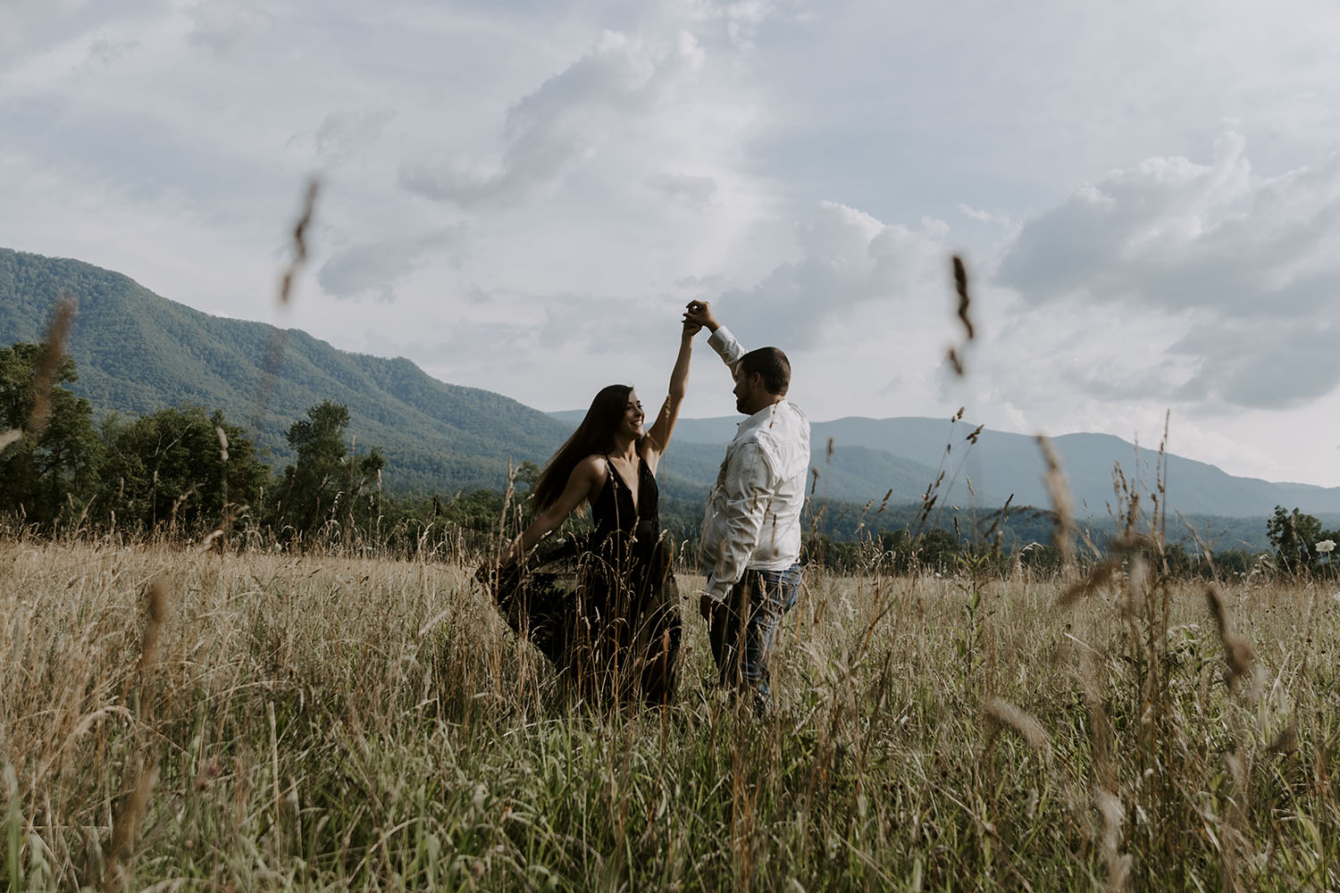 Great Smoky Mountain Engagement Photos