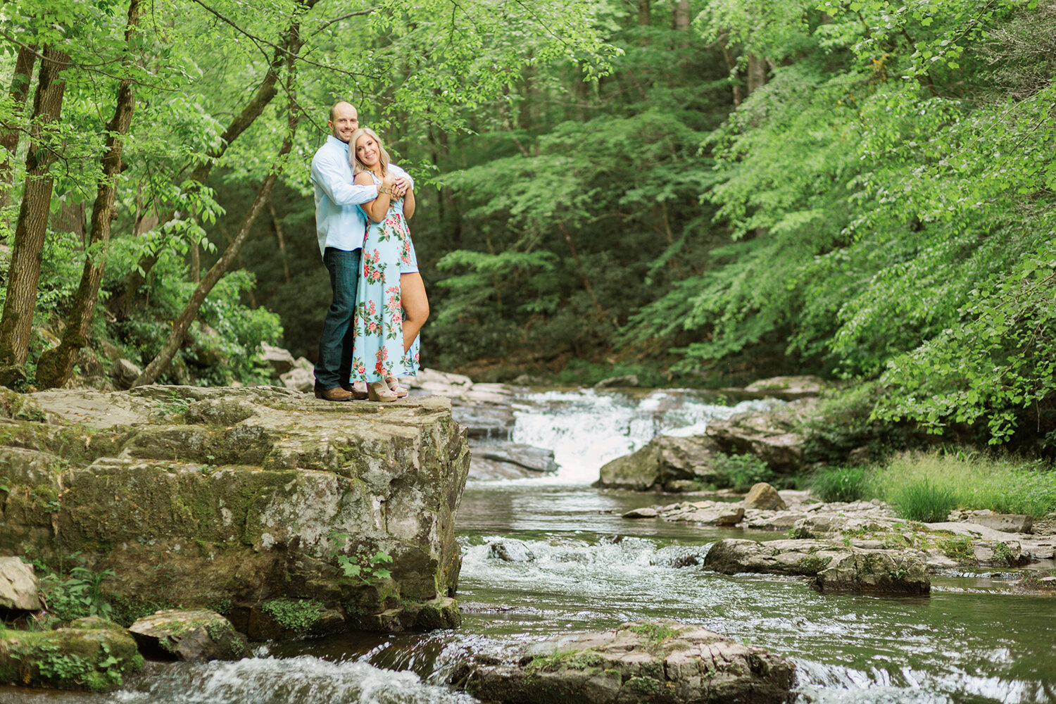 Engagement Photos in the Great Smoky Mountains National Park