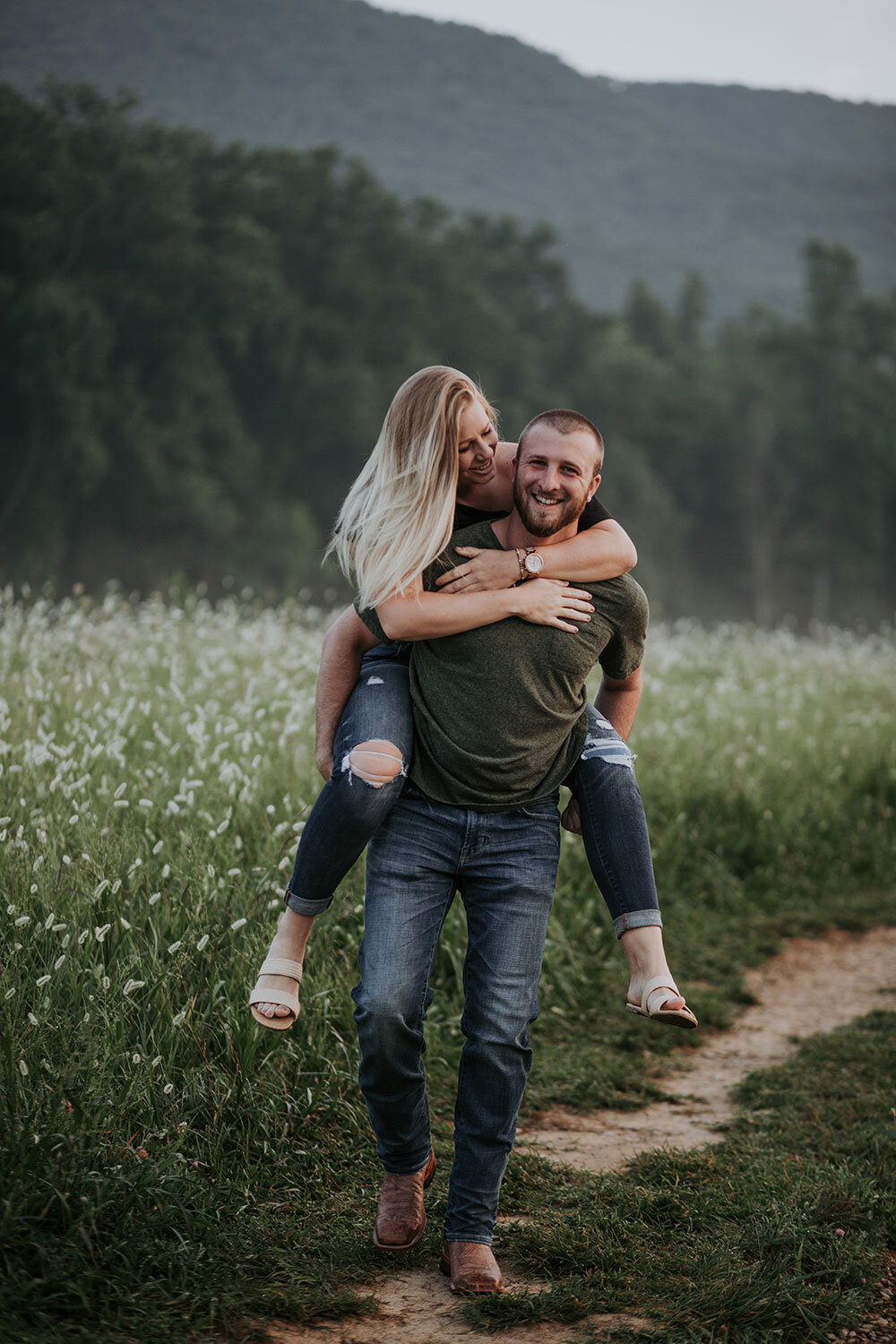 Engagement Photos in Cades Cove
