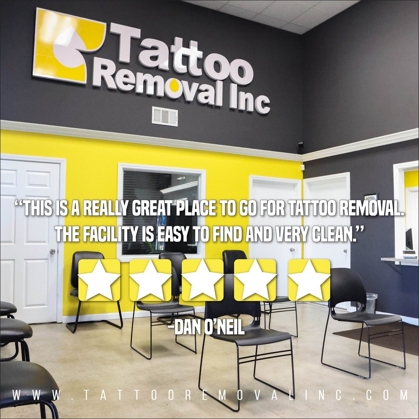 Our patients always know what's the best, take their word for it and if you don't believe it then check out their testimonials.

#HappyToHelp #BeforeAndAfterTattooRemoval #TattooRemovalIncSouthGate #SouthGateTattooRemovalInc #LaserTattooClinicSouthGa
