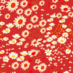 2x2 Wildflowers Spoonflower Dark Orange.jpg