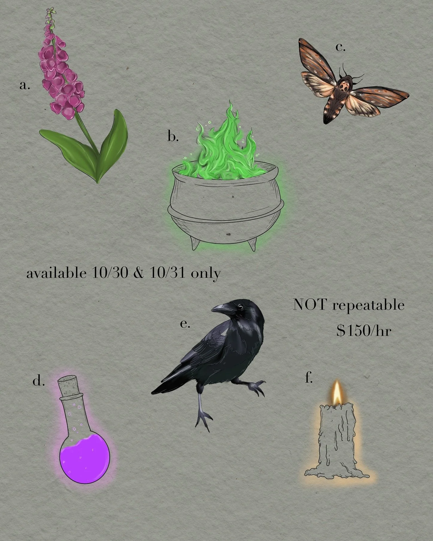 LETS GET SPOOKY! 👻 Come get some cool tattoos and hang out with your favorite nest besties! 🪺 

WHAT: 🎃 HALLOWEEN FLASH EVENT 

WHEN: THURSDAY OCTOBER 30th &amp; FRIDAY OCTOBER 31st

WHERE: @nest.art.co 🪺 

HOW: DM TO BOOK, BE READY TO SEND A DEP