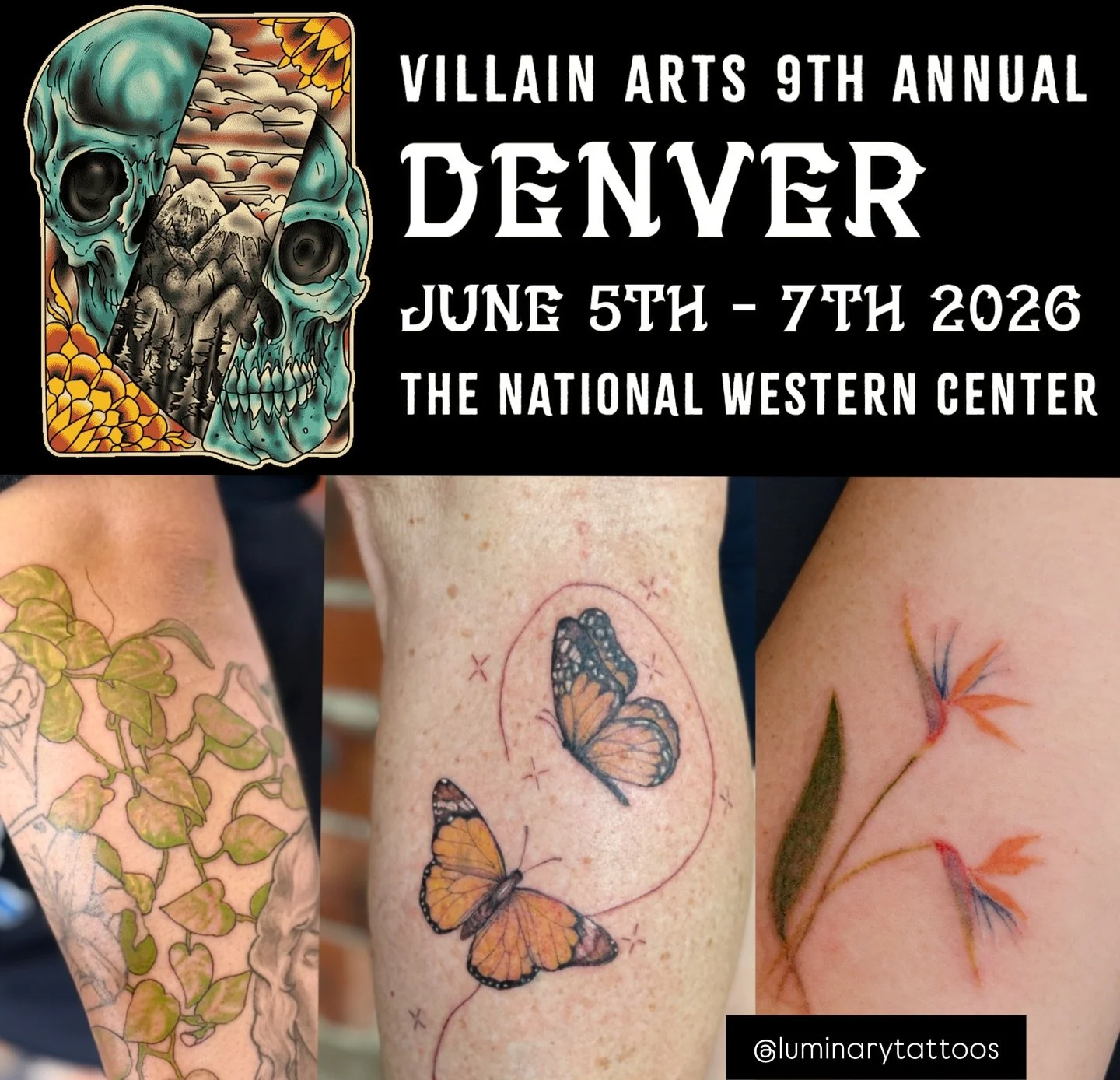 I&rsquo;m doing Denver @villainarts again!!! Heads up for this year new location AND new date! 

WHEN: June 5-7th 
WHERE: LVC at National Western Center 

I&rsquo;m so stoked about the new venue tbh, fantastic location plus a much easier time parking