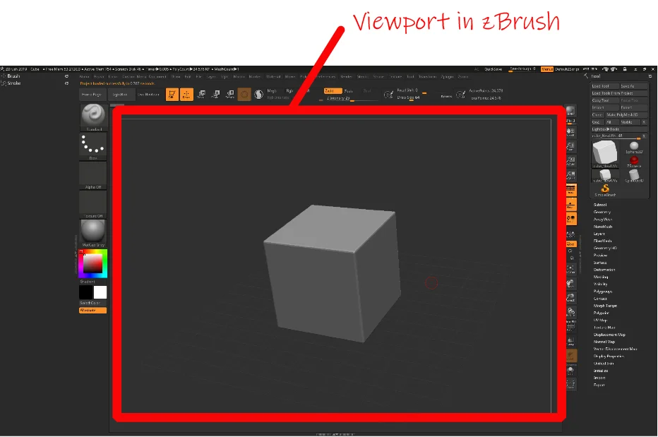 zBrush Viewport