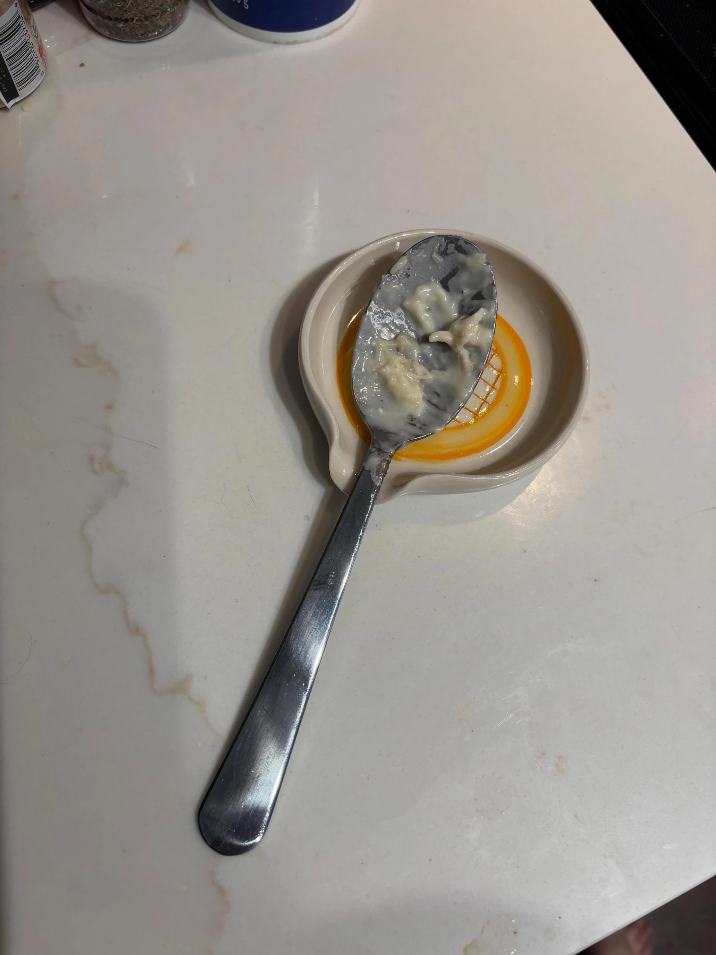 I posted this on my stories the other day, but I wanted to post it on here so that people can see how my spoon rests are just the perfect size. They can hold the bigger spoon quite nicely.

They come in turquoise, orange, red, and black. I'm currentl