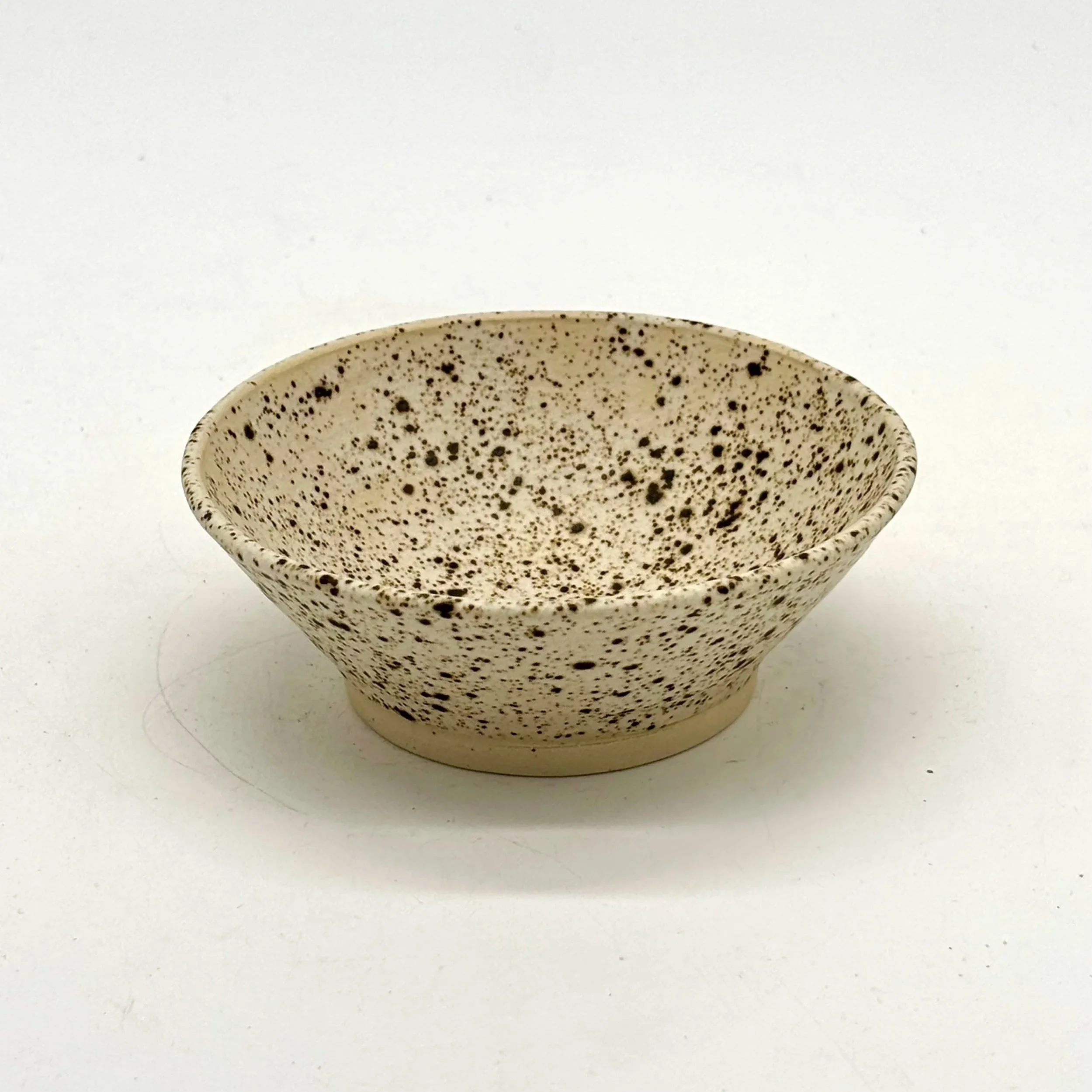 White Speckle Side Bowl