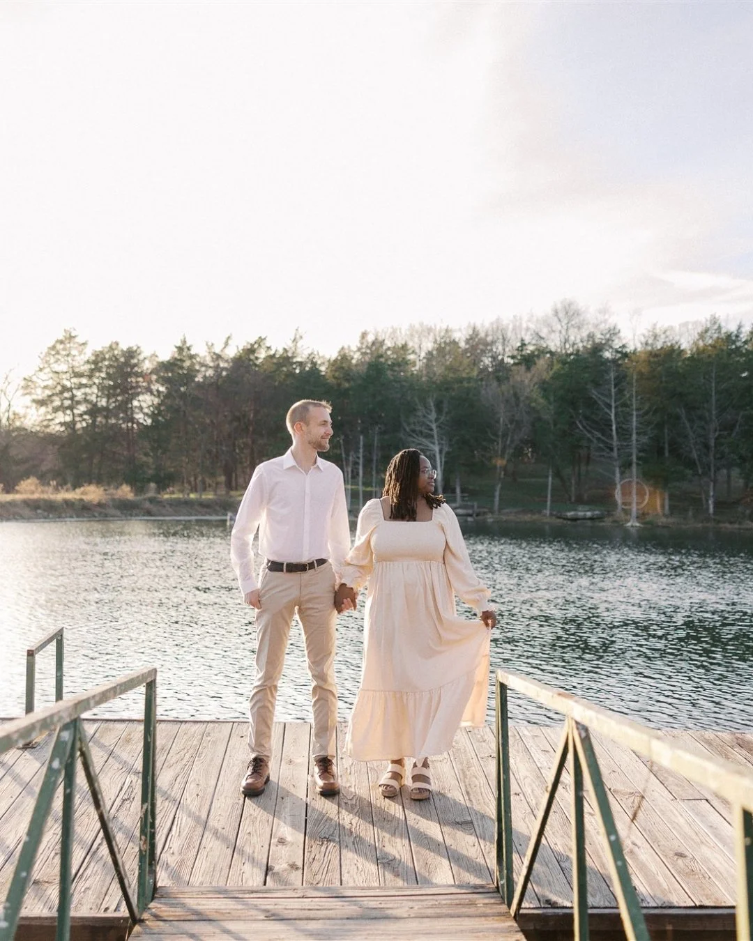 Counting down already 🍂✨
So excited to capture Alecia &amp; Logan&rsquo;s love next fall&mdash;it&rsquo;s going to be such a beautiful day. 💍

For now, reminiscing on their chilly engagement session at Kempker&rsquo;s Back 40.