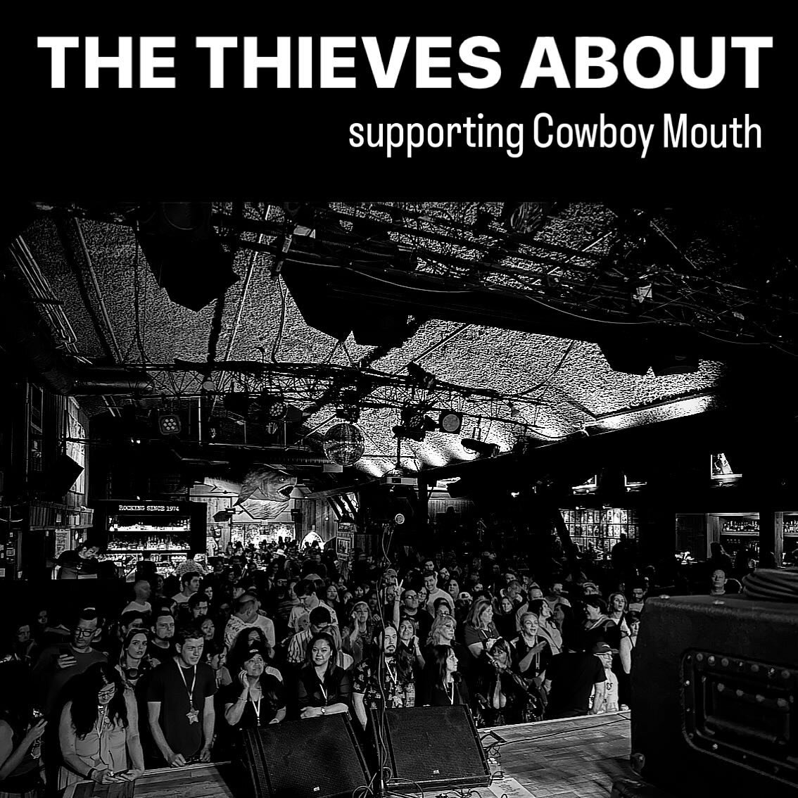 This Sunday, January 28th with Cowboy Mouth. 
Doors 7. Show 7:30
.
.
.
#thethievesabout #alternativerock #altrock #sandiegomusicscene #livemusic #supportyourlocalband @bellyuptavern @cowboymouthofficial