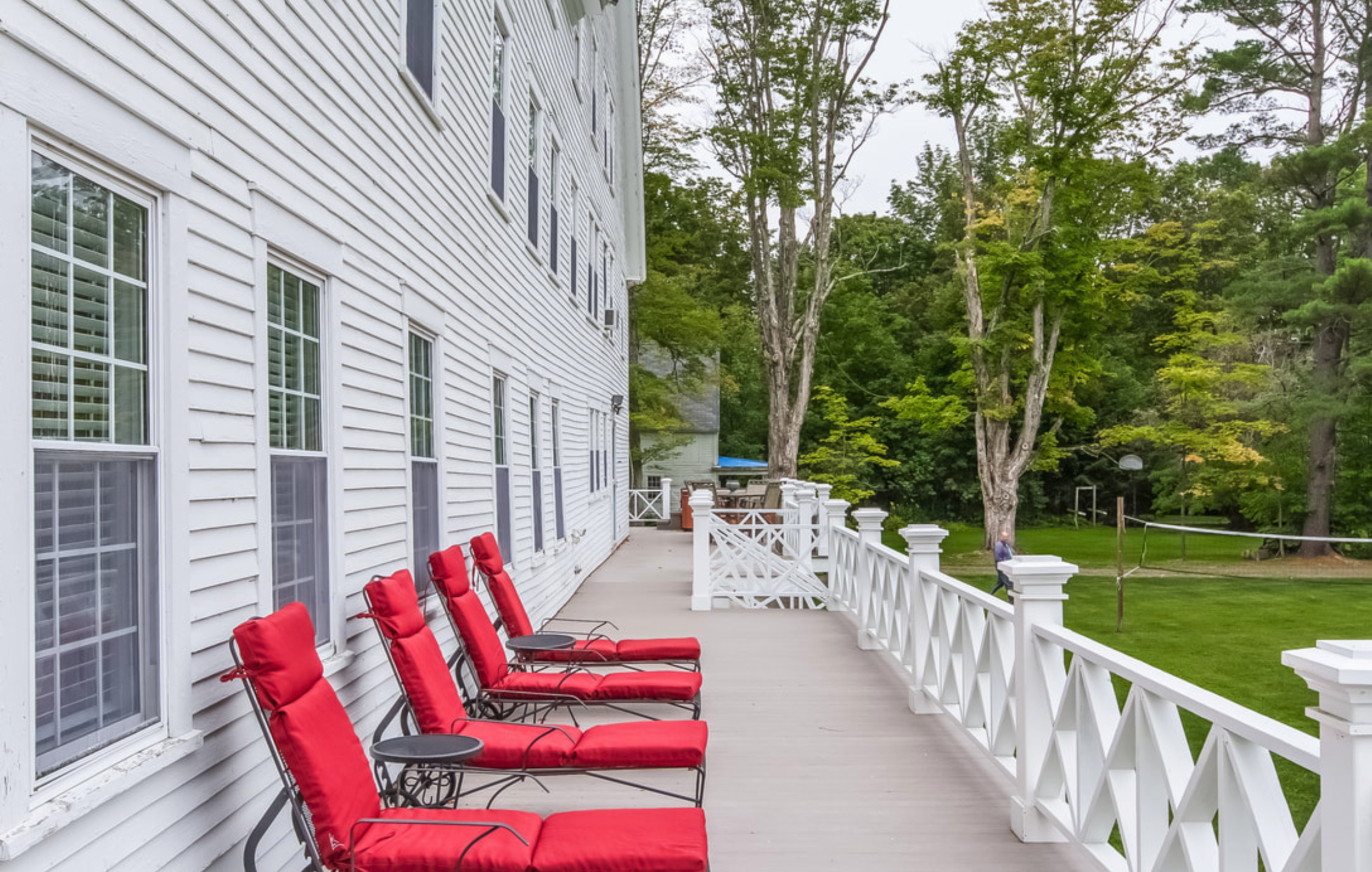 Lounge on the wrap-around porch