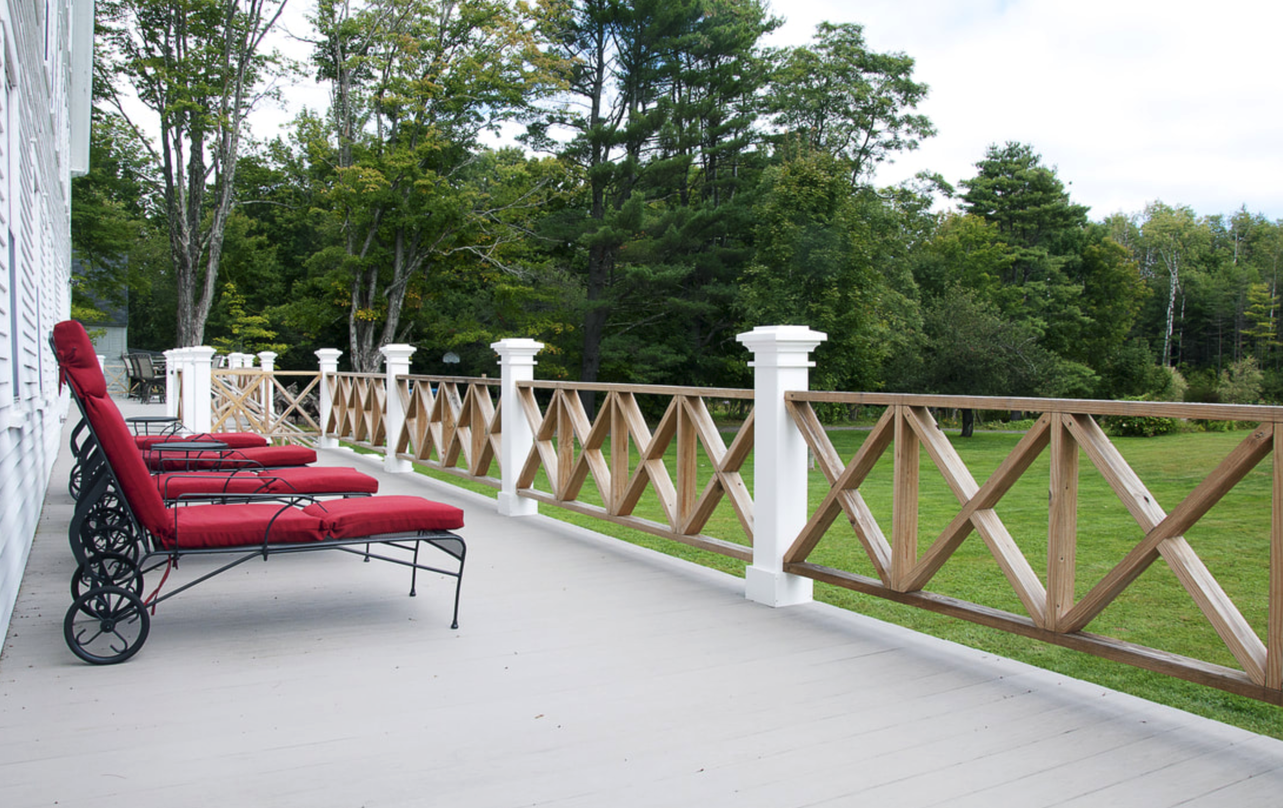 Lounge on the wrap-around porch