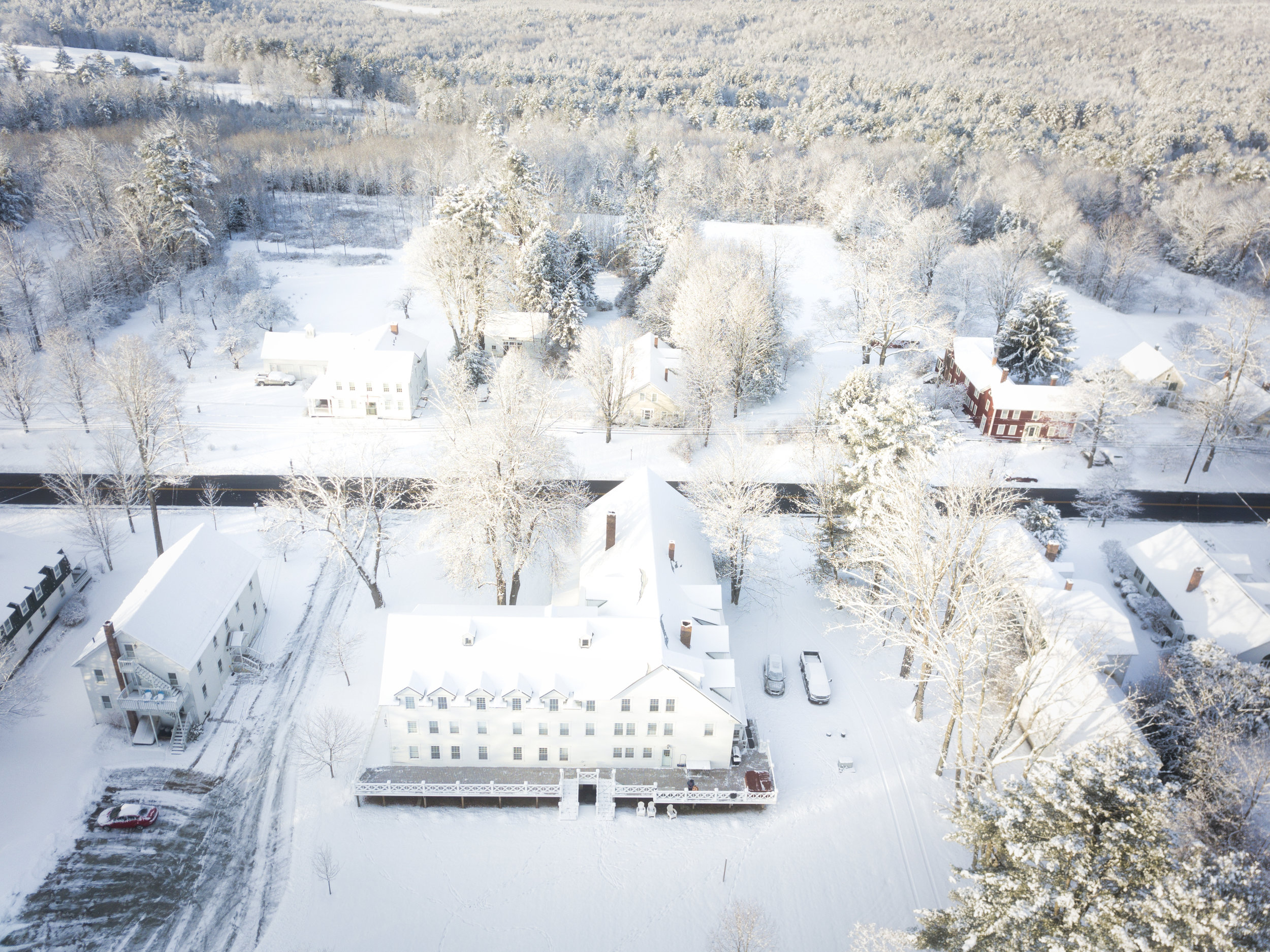 A winter view from above
