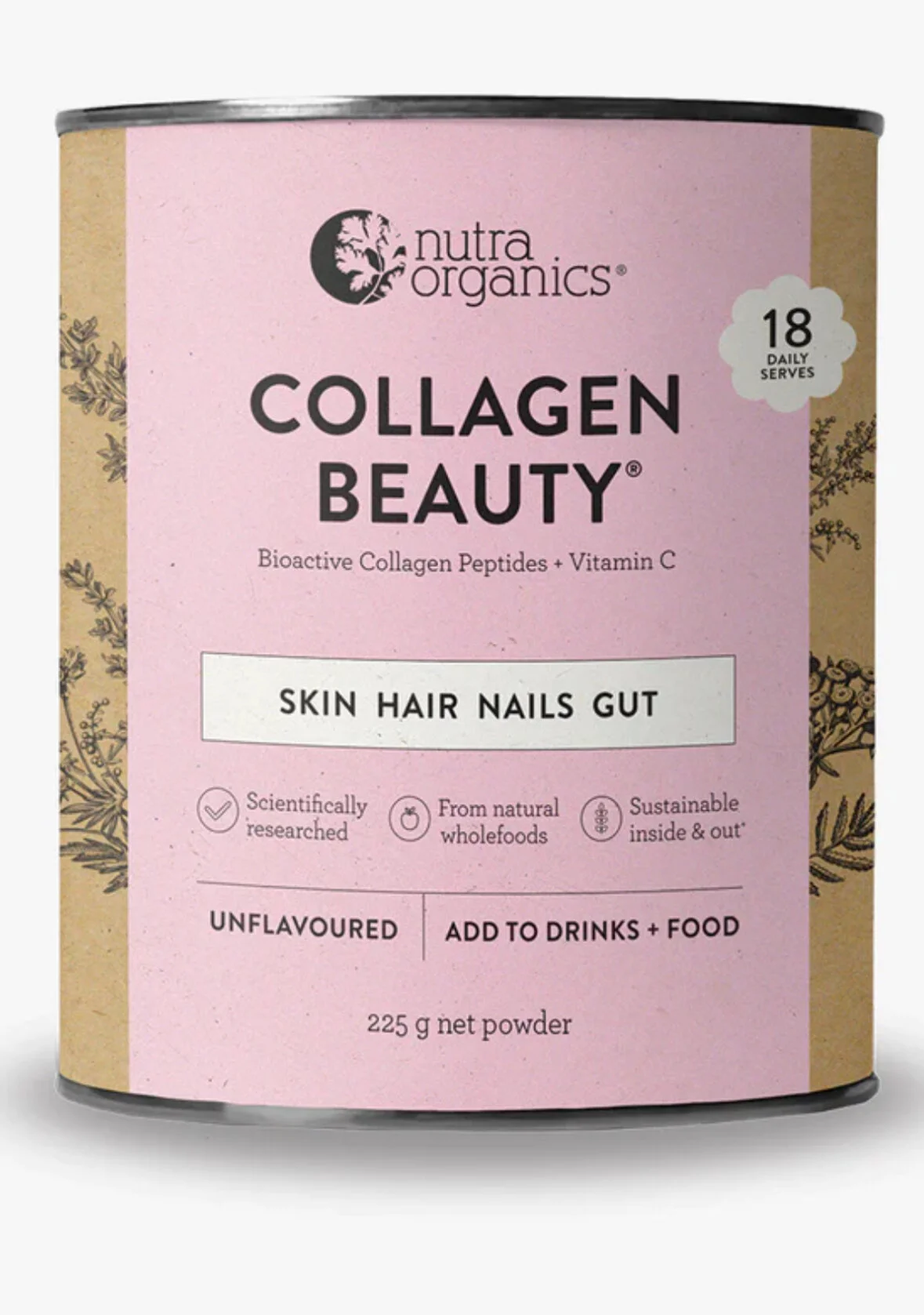 Nutra Organics Collagen Beauty- Unflavoured